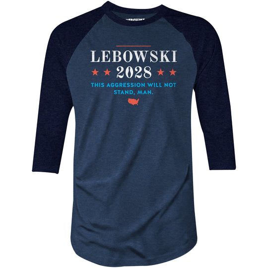 Lebowski 2028 - 3/4 Sleeve Raglan T-Shirt