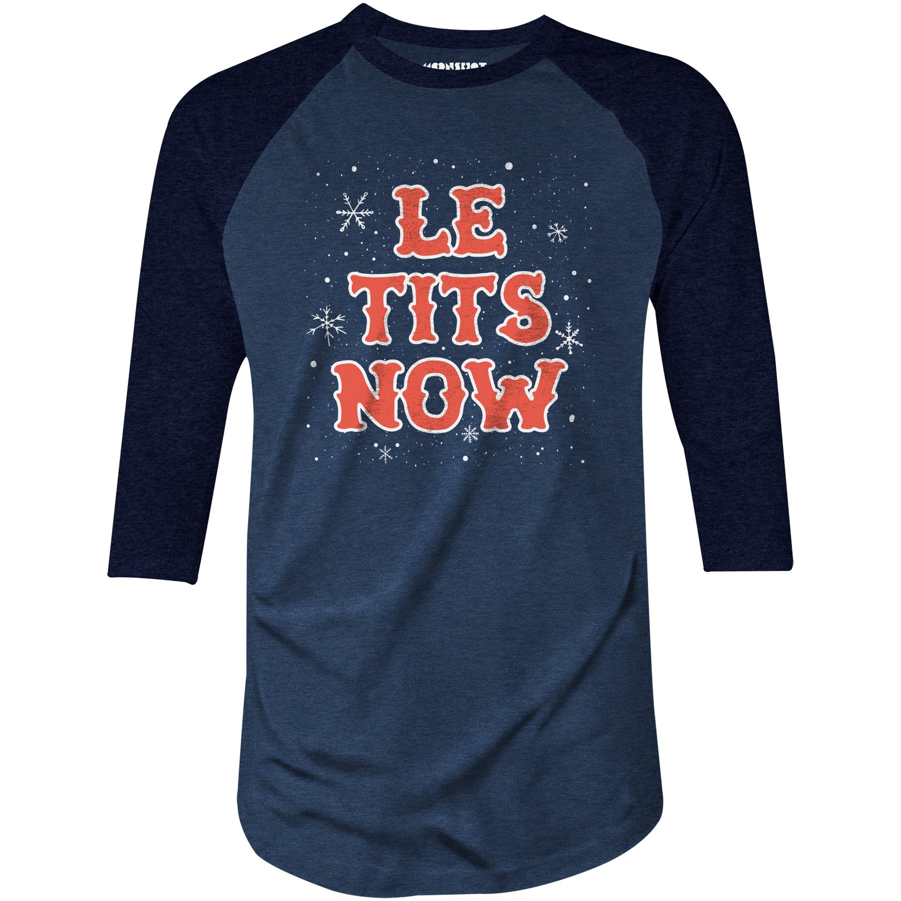 Let it Snow - 3/4 Sleeve Raglan T-Shirt