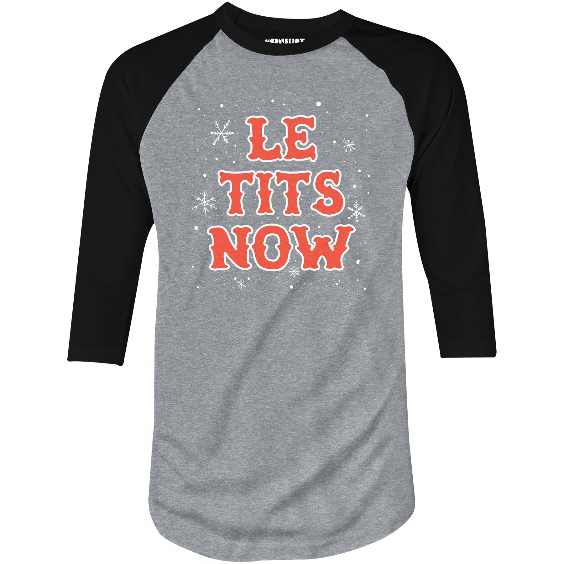 Let it Snow - 3/4 Sleeve Raglan T-Shirt