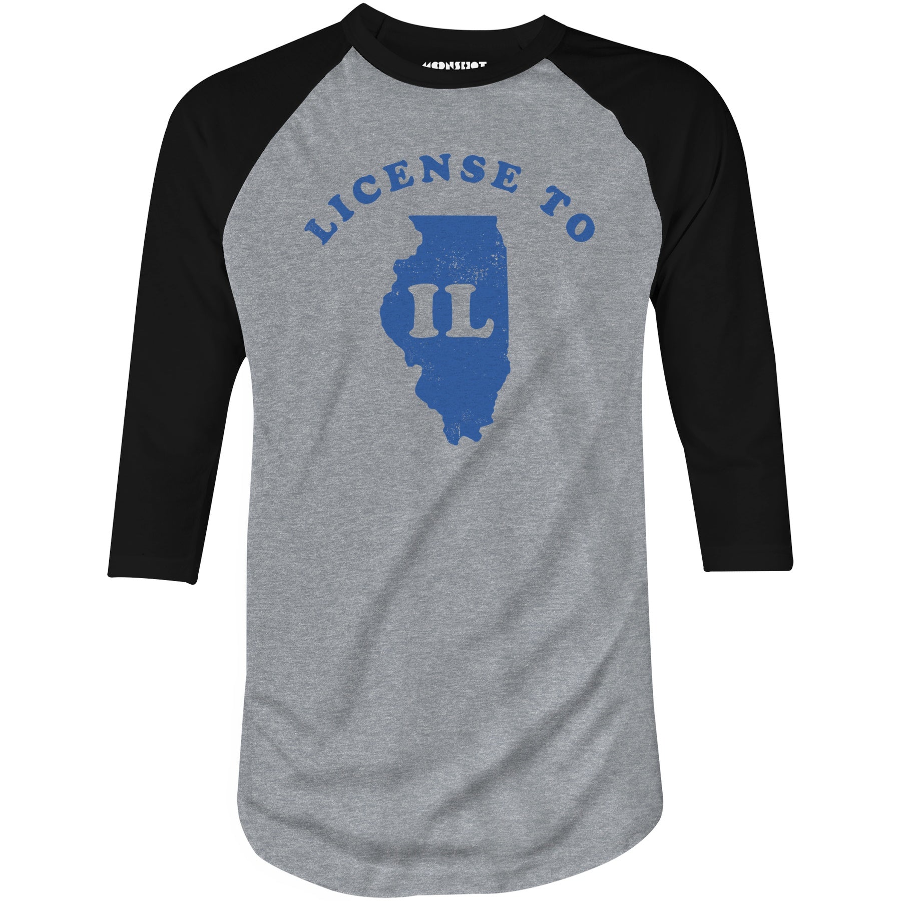 License to IL - 3/4 Sleeve Raglan T-Shirt