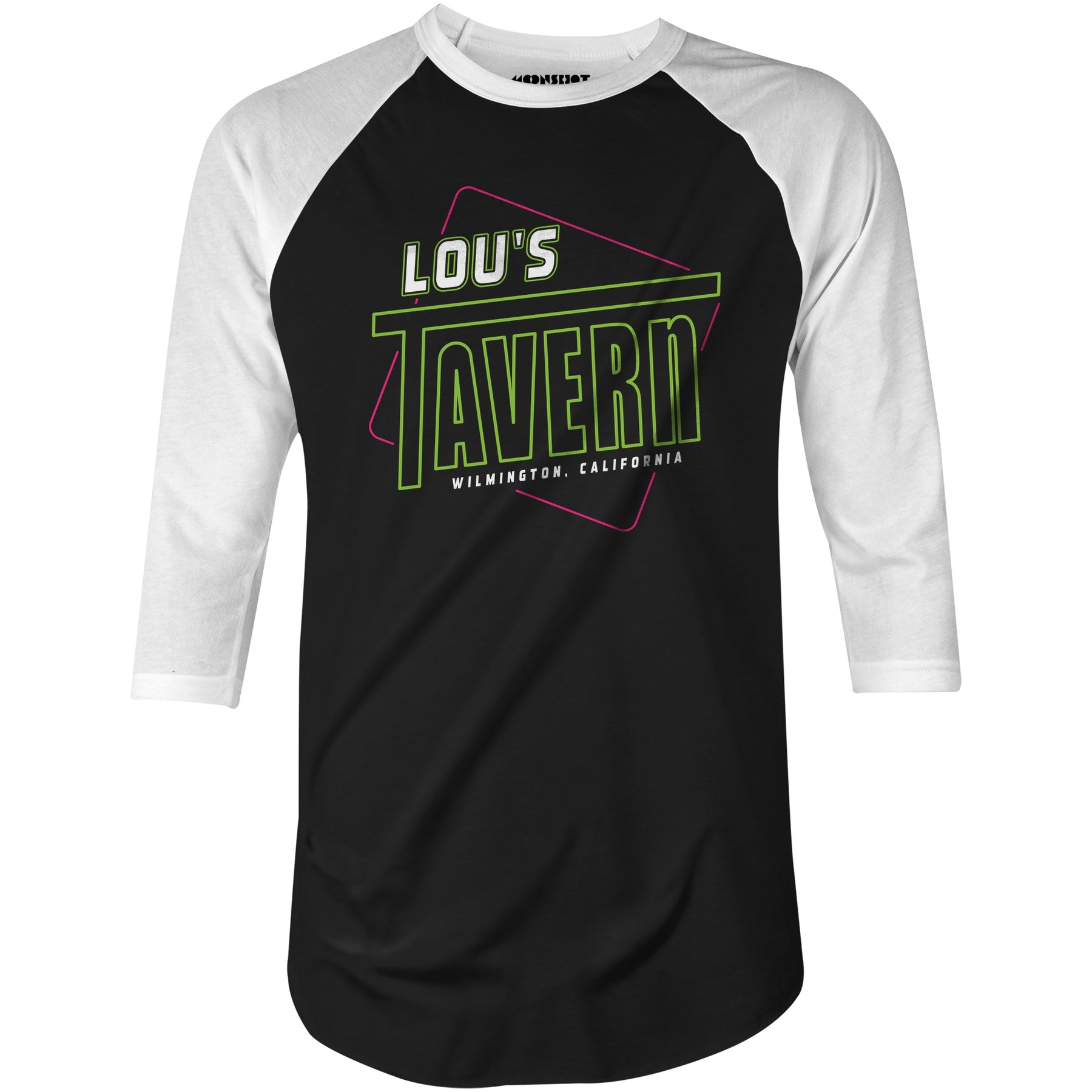 Lou's Tavern - 3/4 Sleeve Raglan T-Shirt