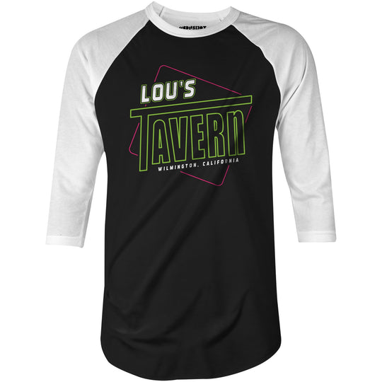 Lou's Tavern - 3/4 Sleeve Raglan T-Shirt