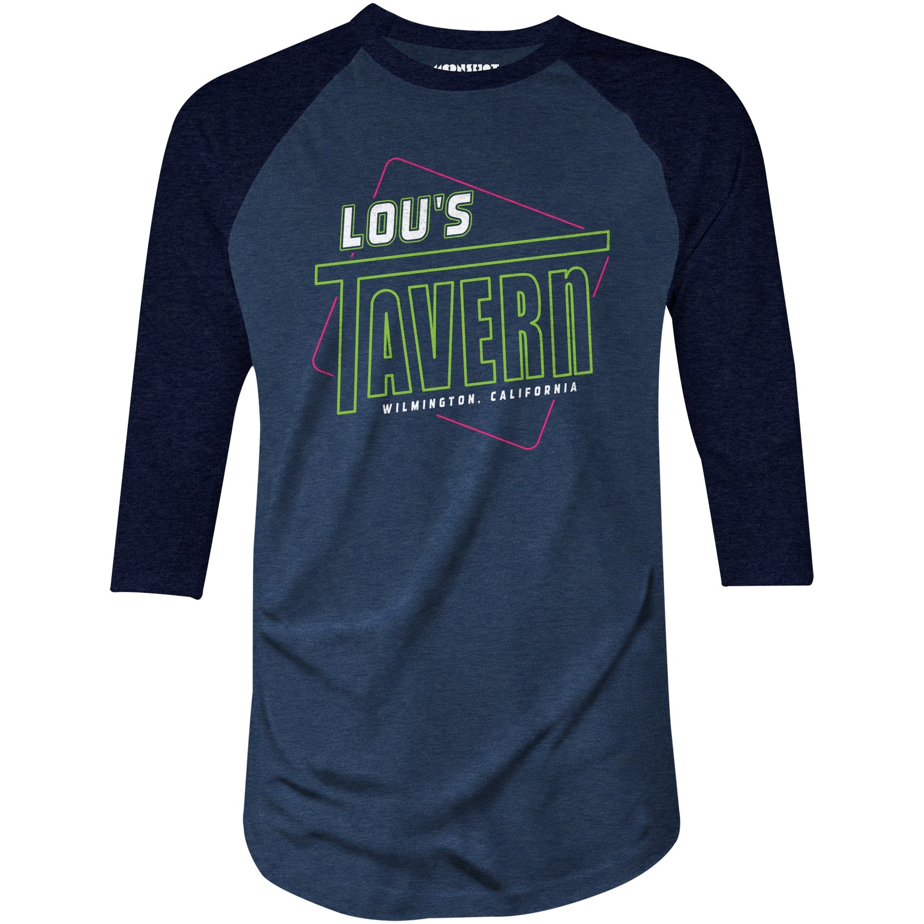 Lou's Tavern - 3/4 Sleeve Raglan T-Shirt