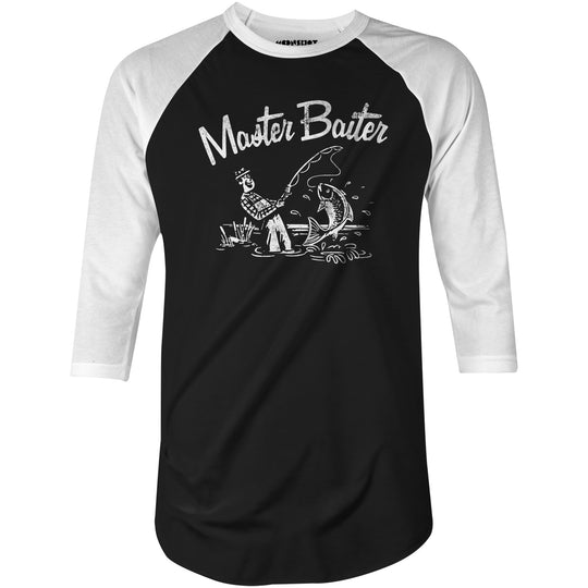 Master Baiter - 3/4 Sleeve Raglan T-Shirt