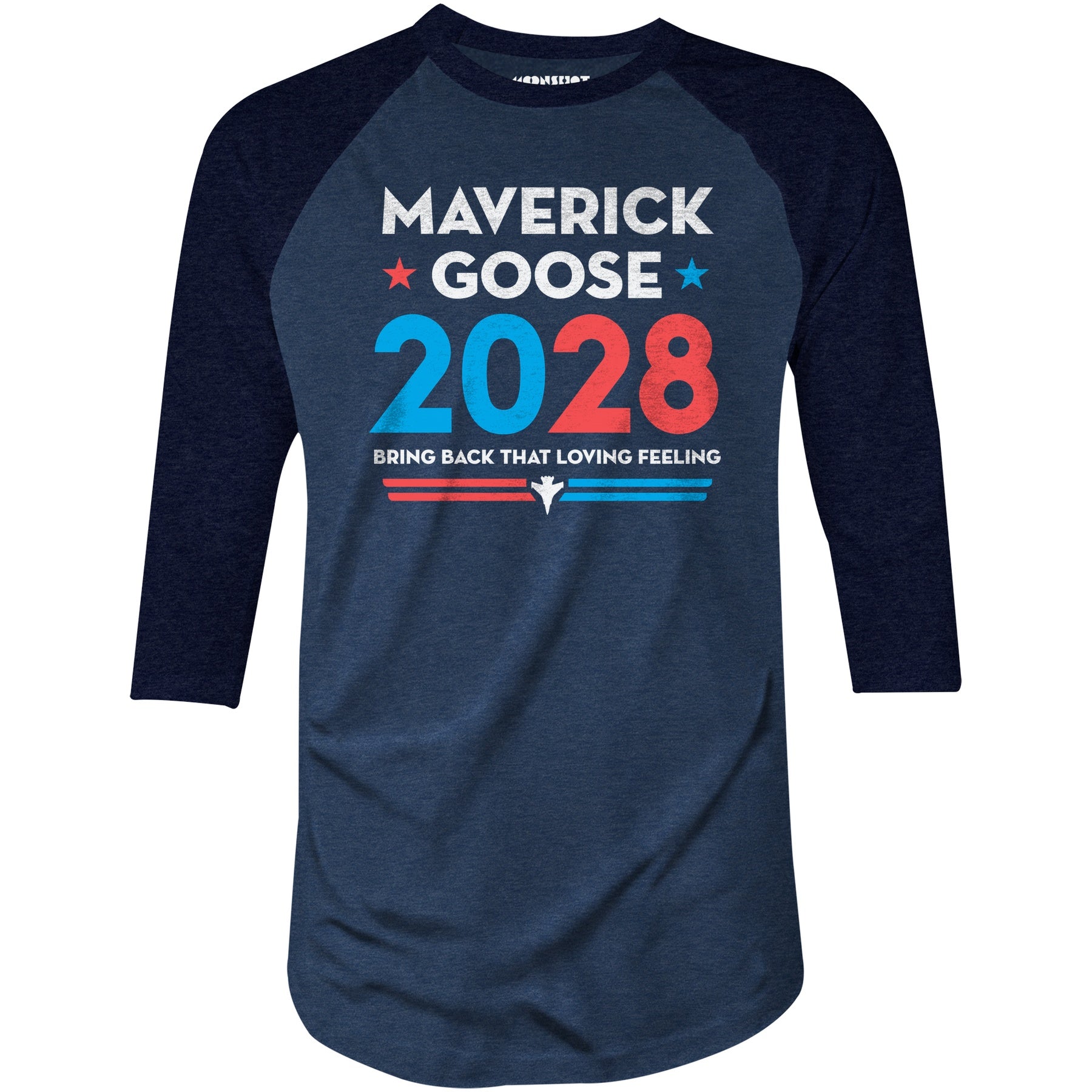 Maverick Goose 2028 - 3/4 Sleeve Raglan T-Shirt