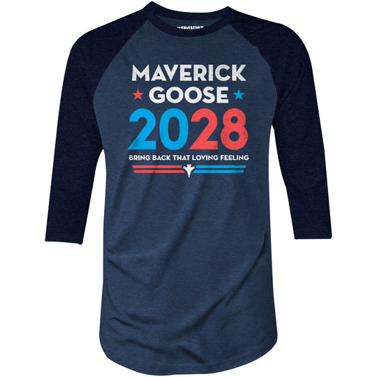 Maverick Goose 2028 - 3/4 Sleeve Raglan T-Shirt