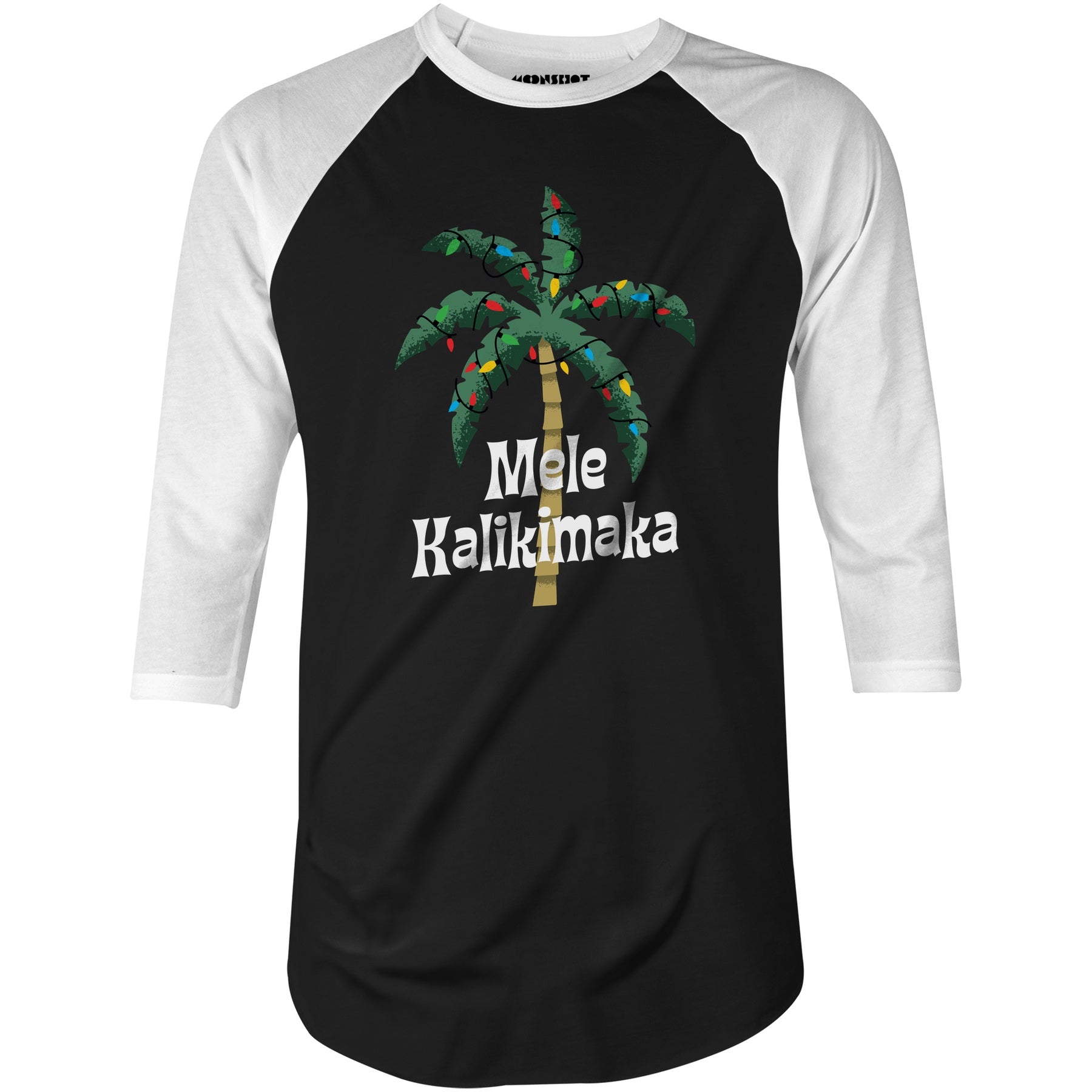 Mele Kalikimaka - 3/4 Sleeve Raglan T-Shirt