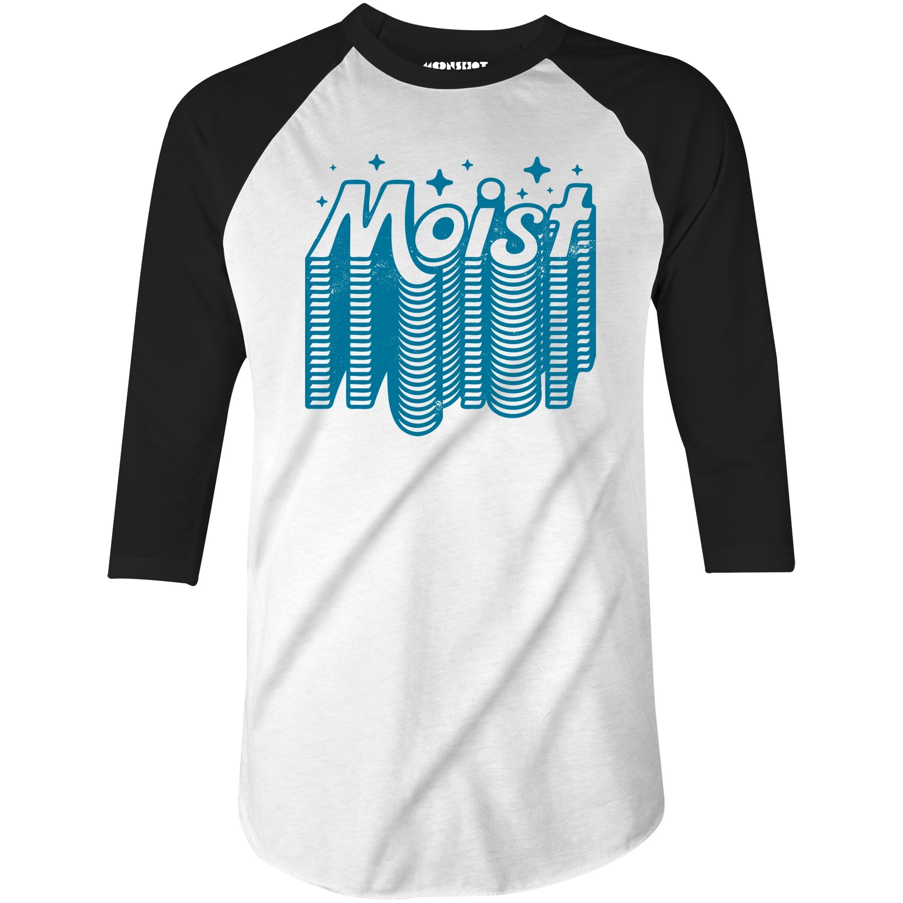 Moist v2 - 3/4 Sleeve Raglan T-Shirt