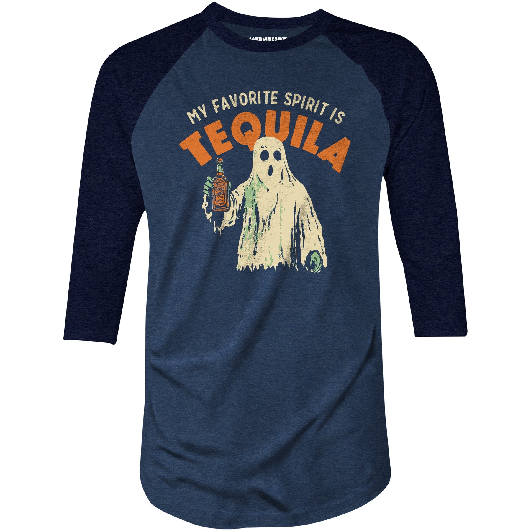 My Favorite Spirit is Tequila - 3/4 Sleeve Raglan T-Shirt
