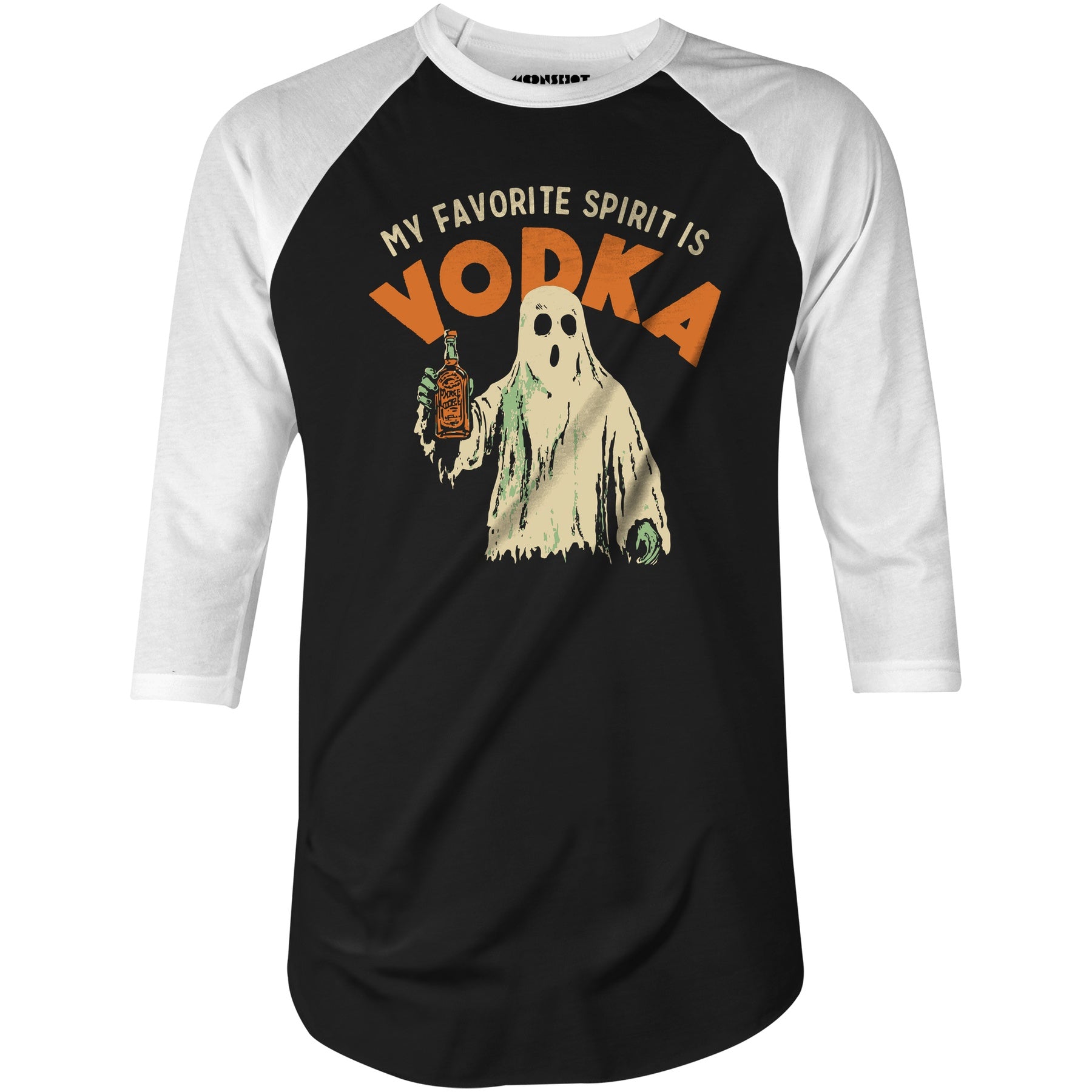 My Favorite Spirit is Vodka - 3/4 Sleeve Raglan T-Shirt