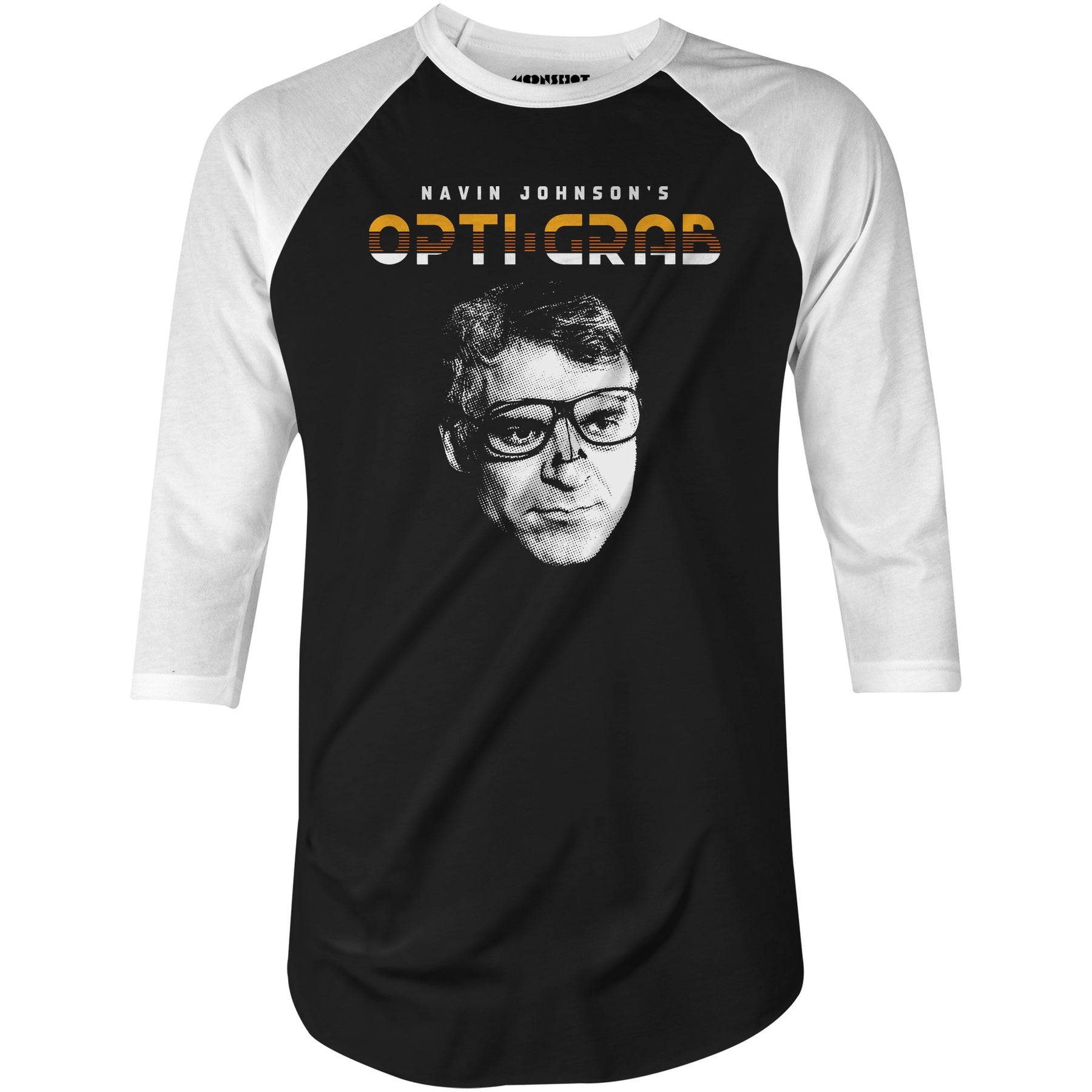 Navin Johnson's Opti-Grab - 3/4 Sleeve Raglan T-Shirt