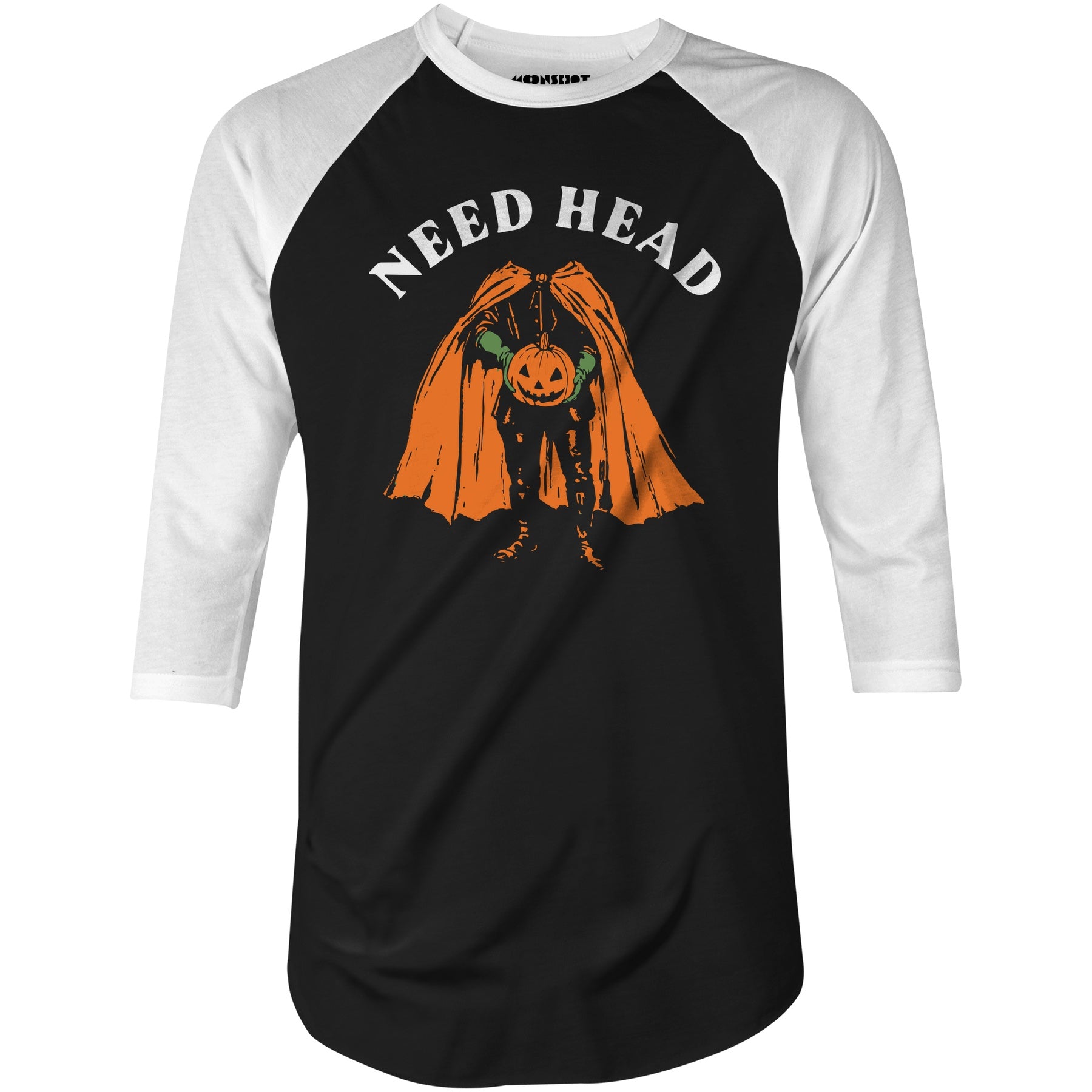 Need Head - 3/4 Sleeve Raglan T-Shirt