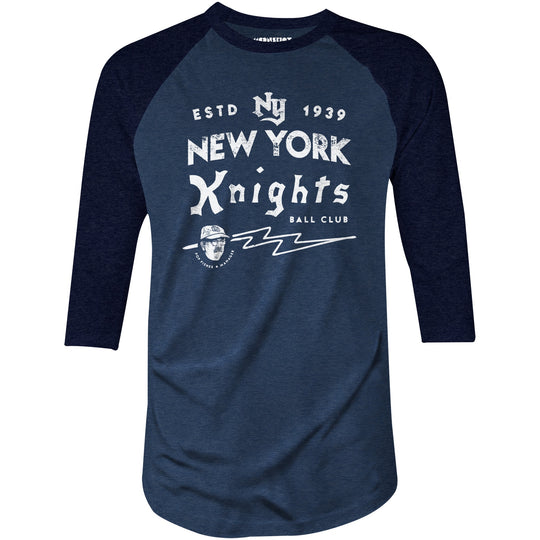 New York Knights Ball Club - 3/4 Sleeve Raglan T-Shirt