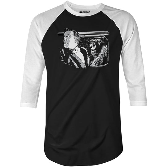 Nightmare at 20000 Feet - 3/4 Sleeve Raglan T-Shirt