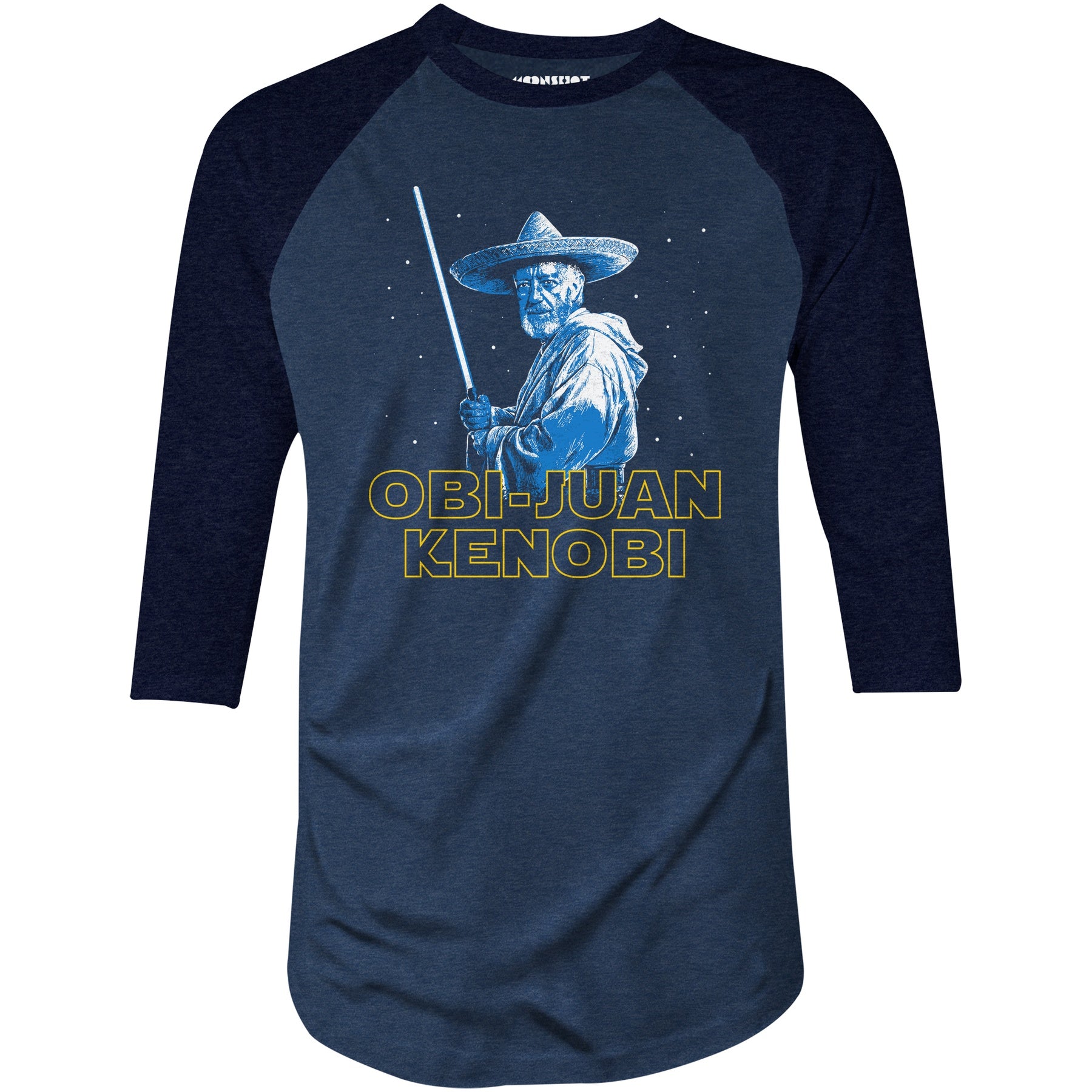 Obi-Juan - 3/4 Sleeve Raglan T-Shirt