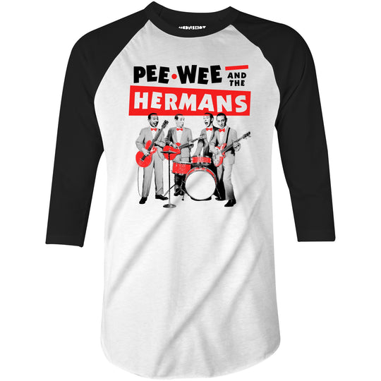 Pee-Wee and The Hermans - 3/4 Sleeve Raglan T-Shirt