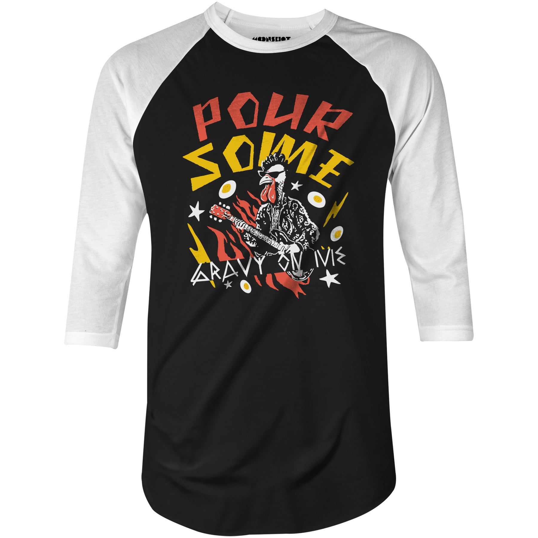 Pour Some Gravy On Me - 3/4 Sleeve Raglan T-Shirt