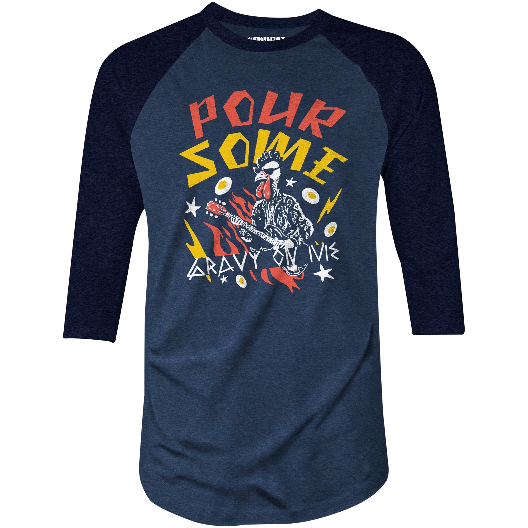 Pour Some Gravy On Me - 3/4 Sleeve Raglan T-Shirt
