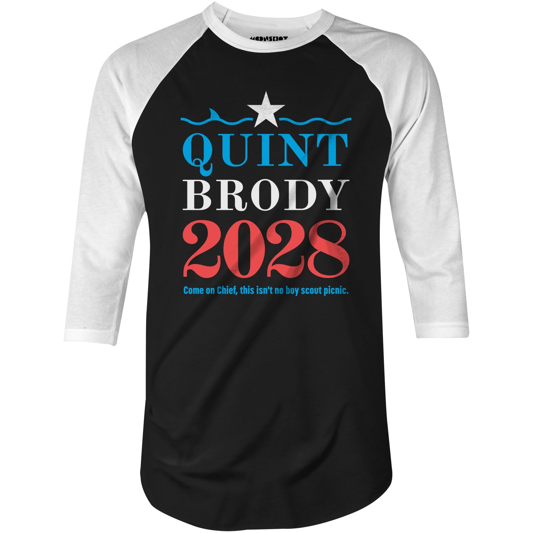 Quint Brody 2028 - 3/4 Sleeve Raglan T-Shirt