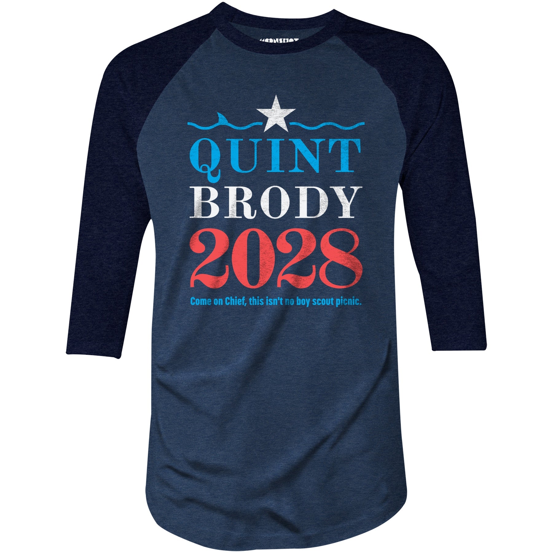 Quint Brody 2028 - 3/4 Sleeve Raglan T-Shirt
