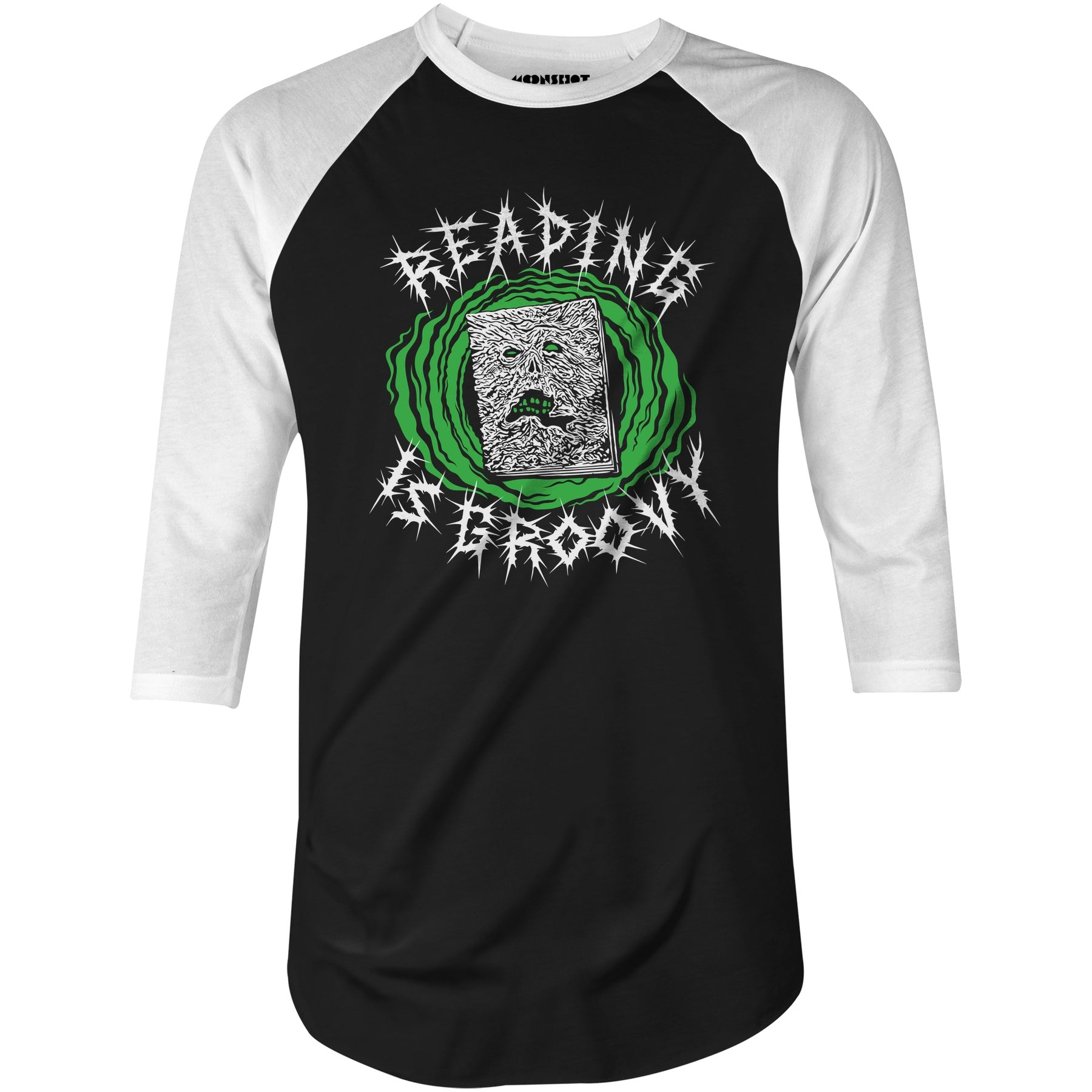 Reading is Groovy - 3/4 Sleeve Raglan T-Shirt