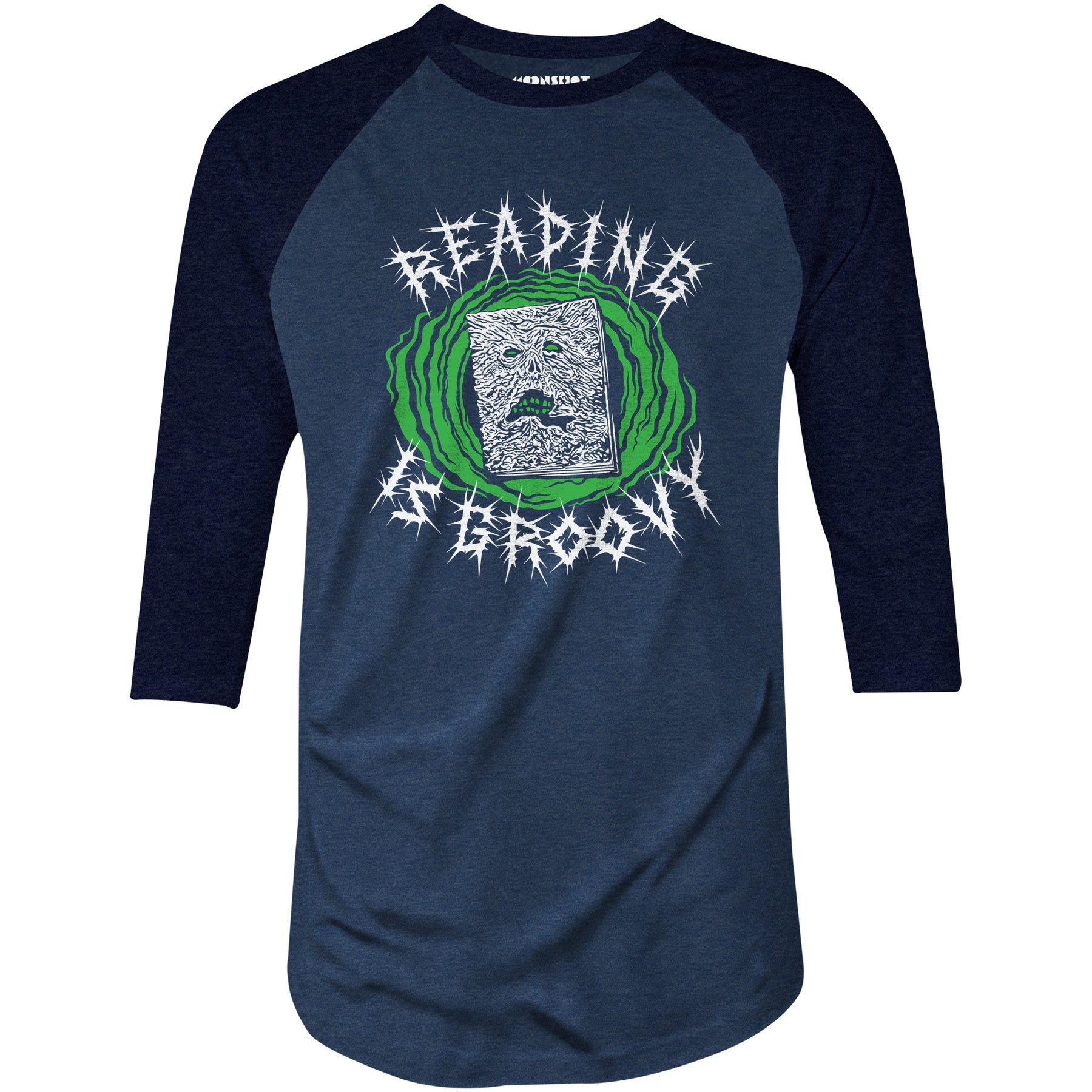 Reading is Groovy - 3/4 Sleeve Raglan T-Shirt