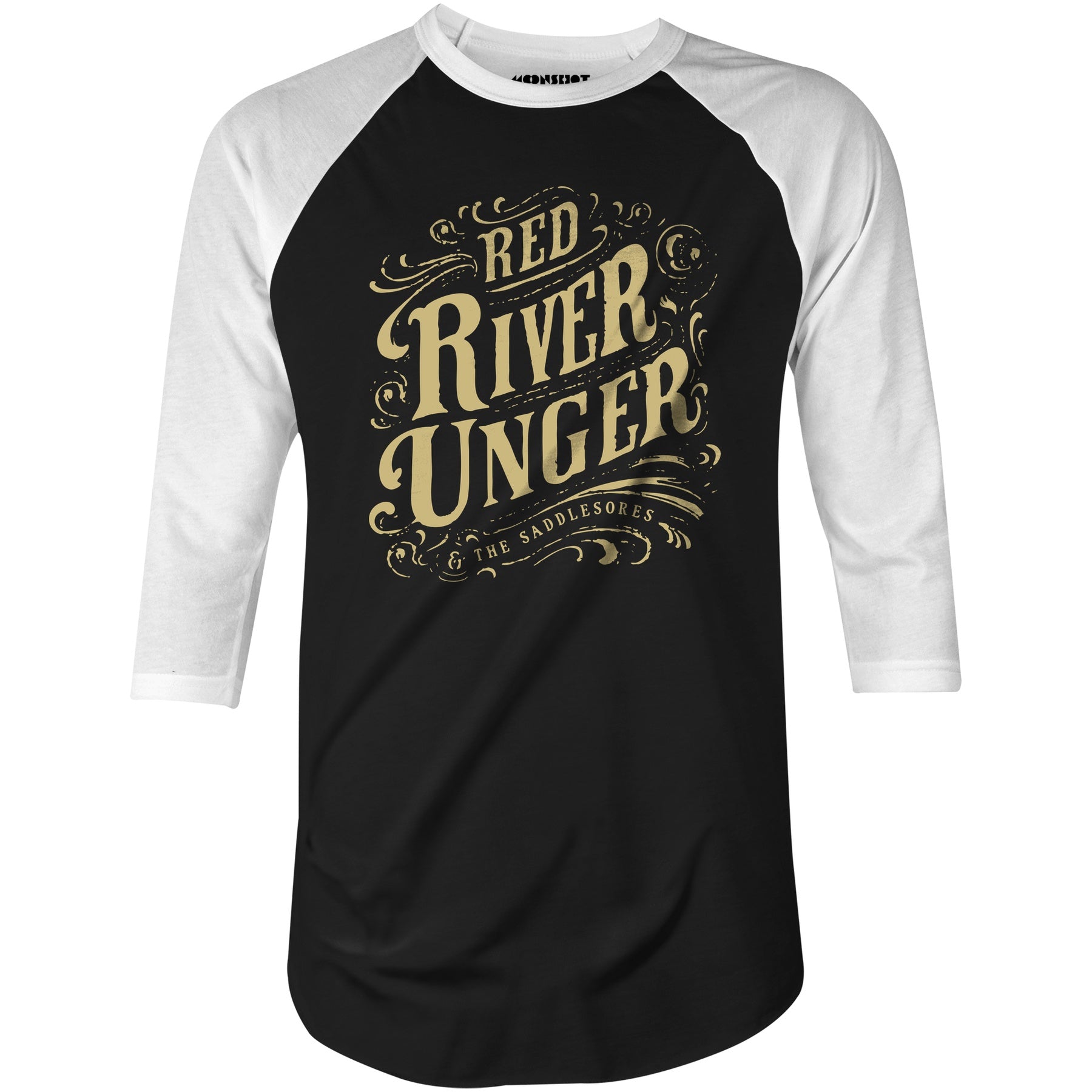 Red River Unger & The Saddlesores - 3/4 Sleeve Raglan T-Shirt