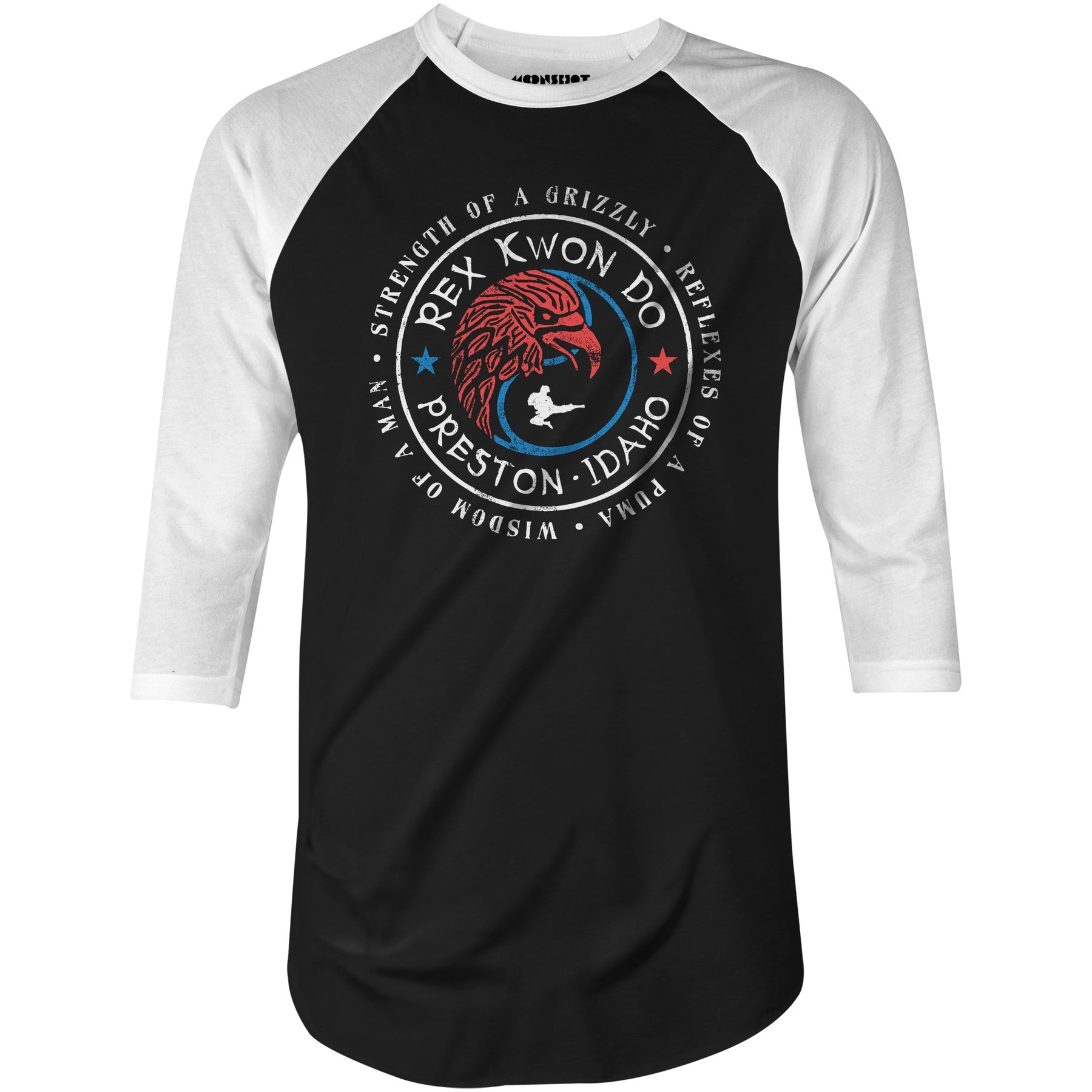 Rex Kwon Do - 3/4 Sleeve Raglan T-Shirt