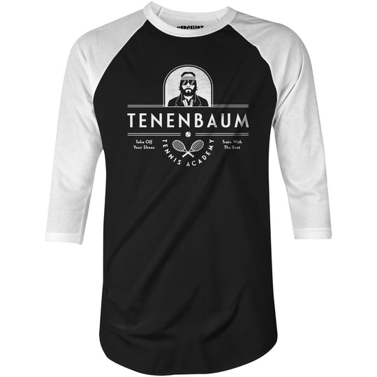Richie Tenenbaum Tennis Academy - 3/4 Sleeve Raglan T-Shirt