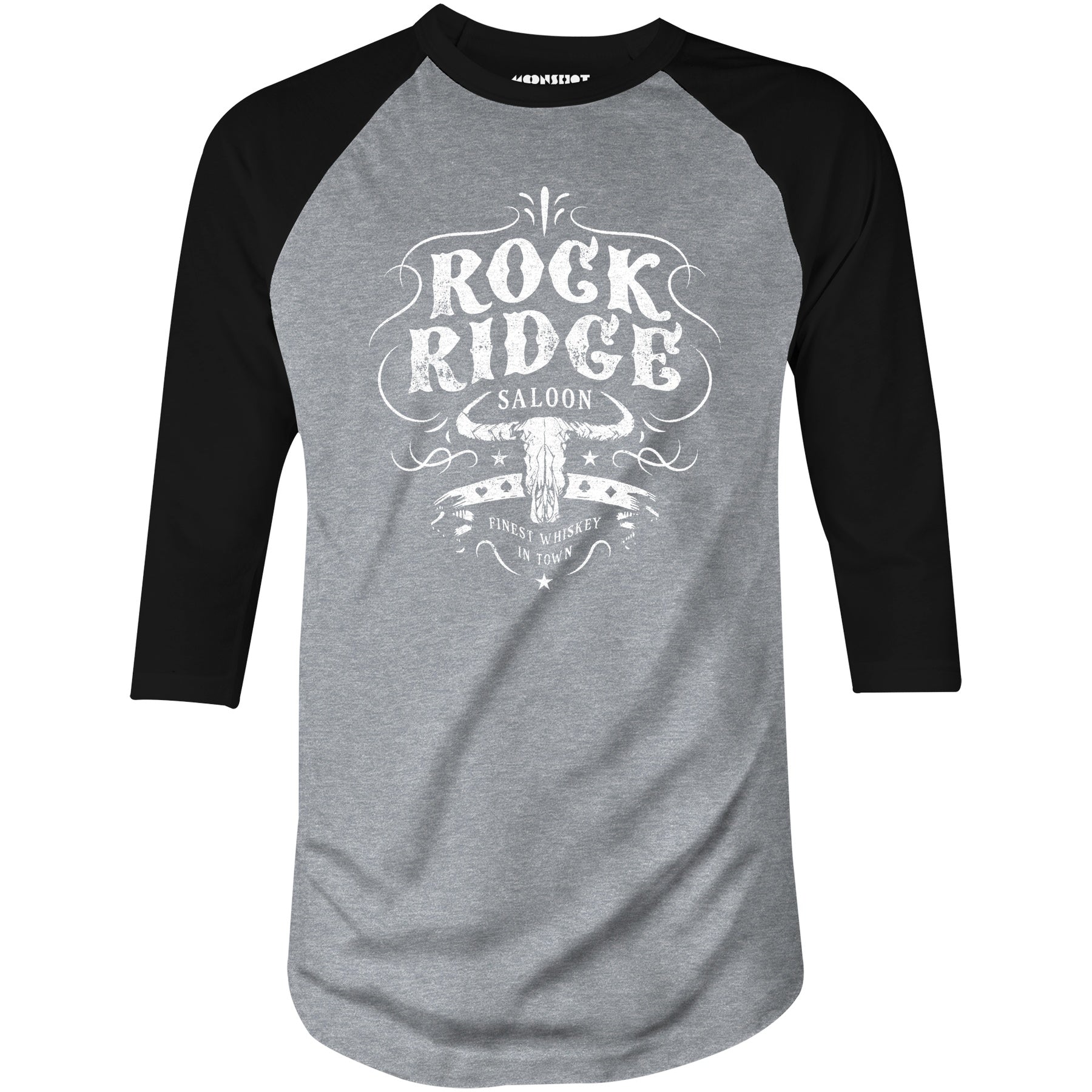 Rock Ridge Saloon - 3/4 Sleeve Raglan T-Shirt