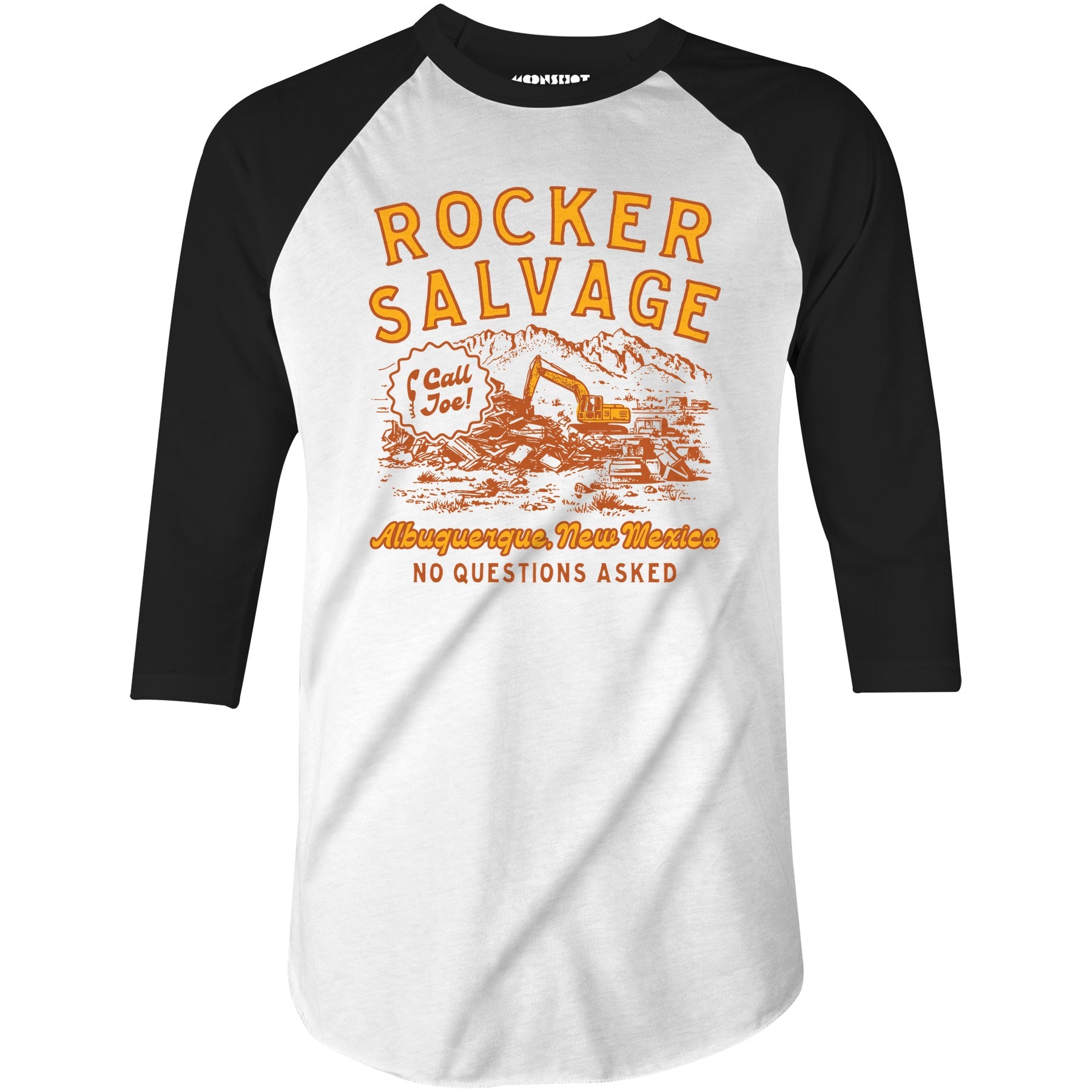 Rocker Salvage - New Mexico - 3/4 Sleeve Raglan T-Shirt