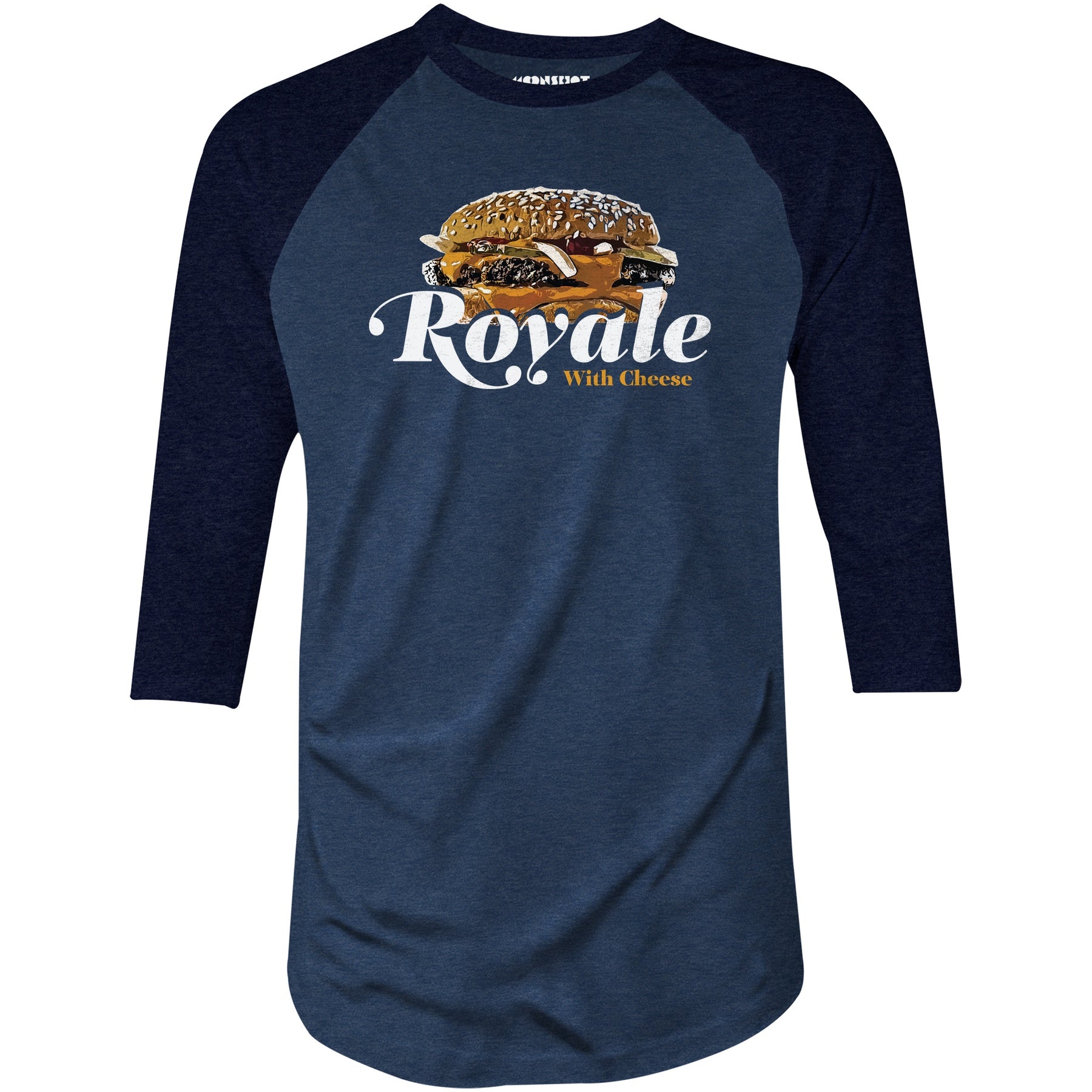 Royale With Cheese - 3/4 Sleeve Raglan T-Shirt