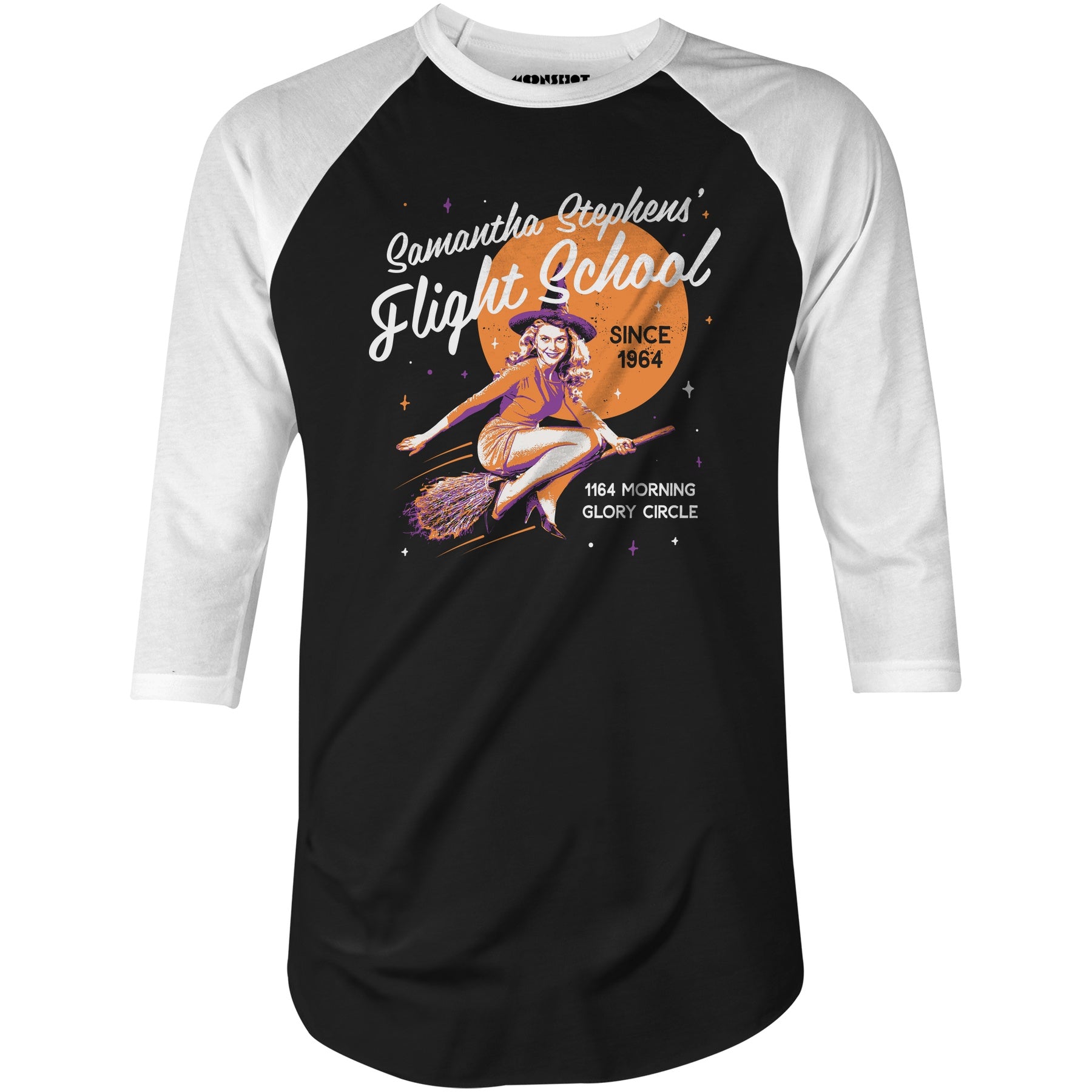 Samantha Stephens' Flight School - 3/4 Sleeve Raglan T-Shirt