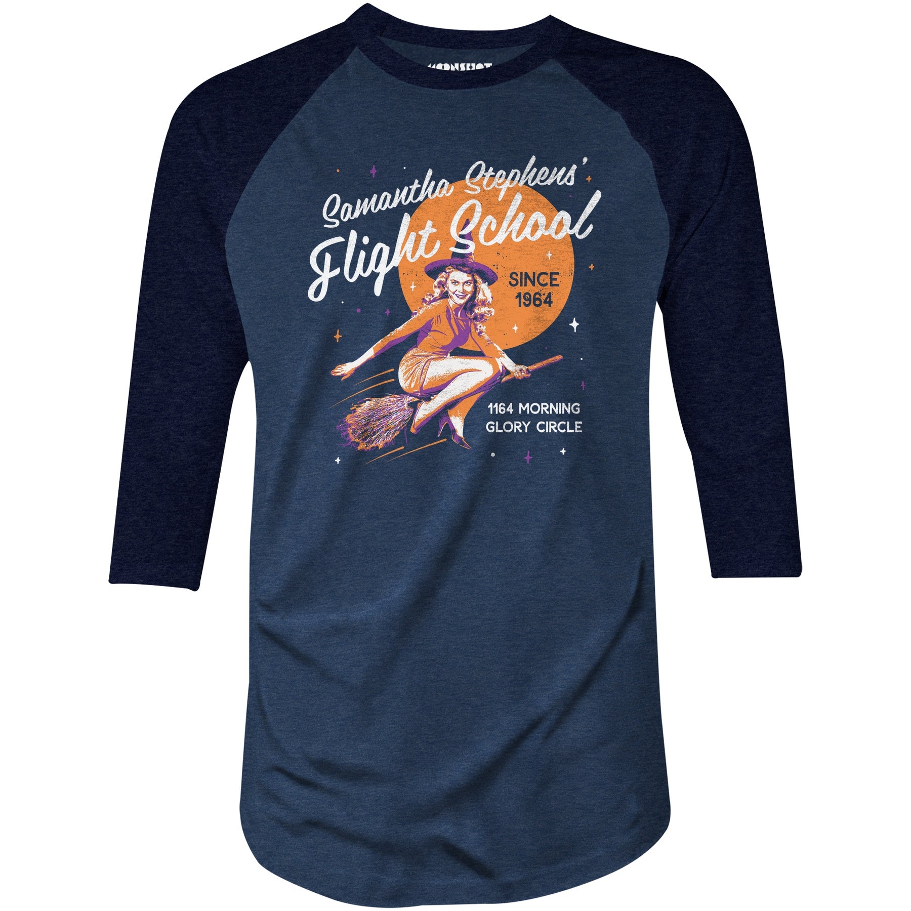 Samantha Stephens' Flight School - 3/4 Sleeve Raglan T-Shirt