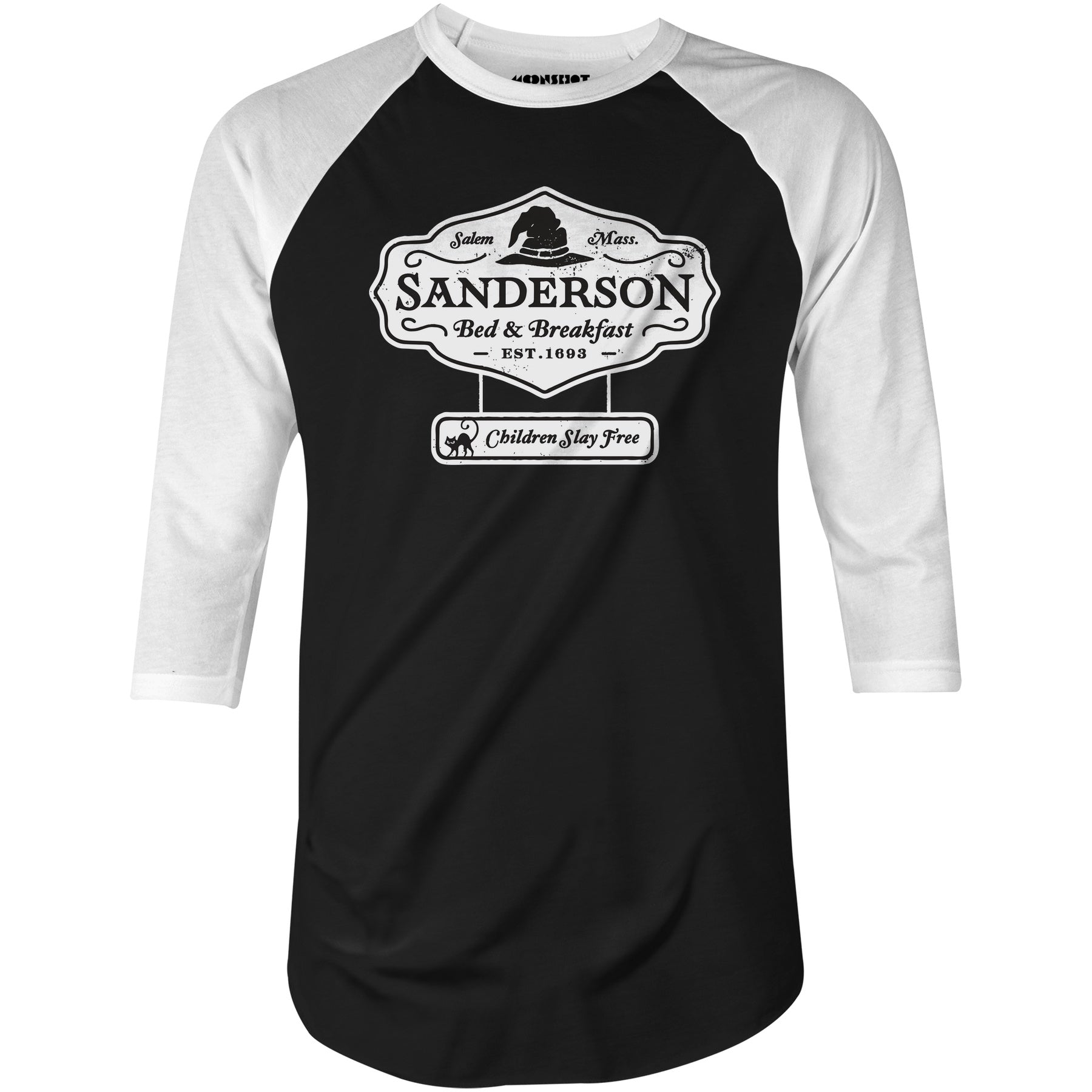 Sanderson Bed & Breakfast - 3/4 Sleeve Raglan T-Shirt
