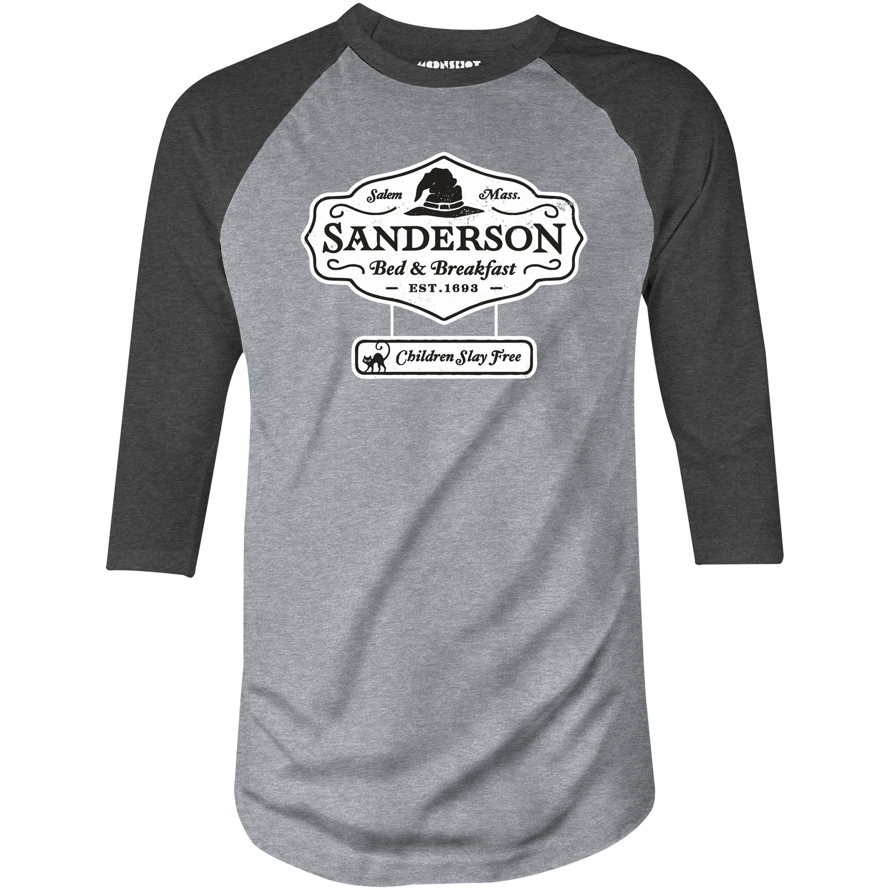 Sanderson Bed & Breakfast - 3/4 Sleeve Raglan T-Shirt
