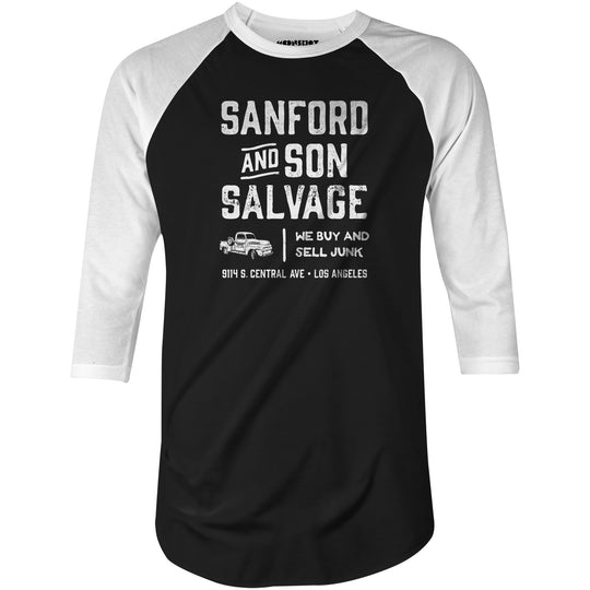 Sanford and Son Salvage - 3/4 Sleeve Raglan T-Shirt