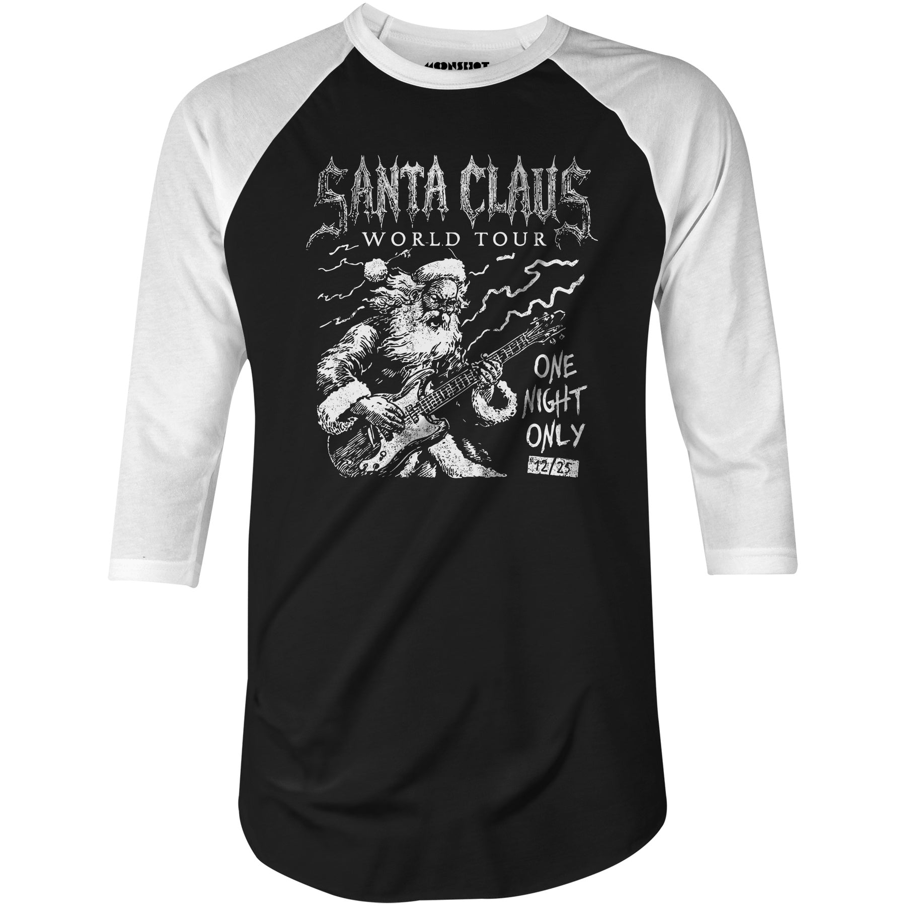 Santa Claus World Tour - 3/4 Sleeve Raglan T-Shirt
