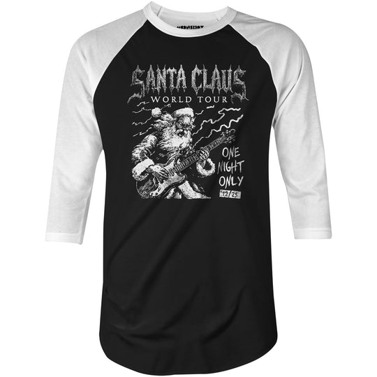 Santa Claus World Tour - 3/4 Sleeve Raglan T-Shirt