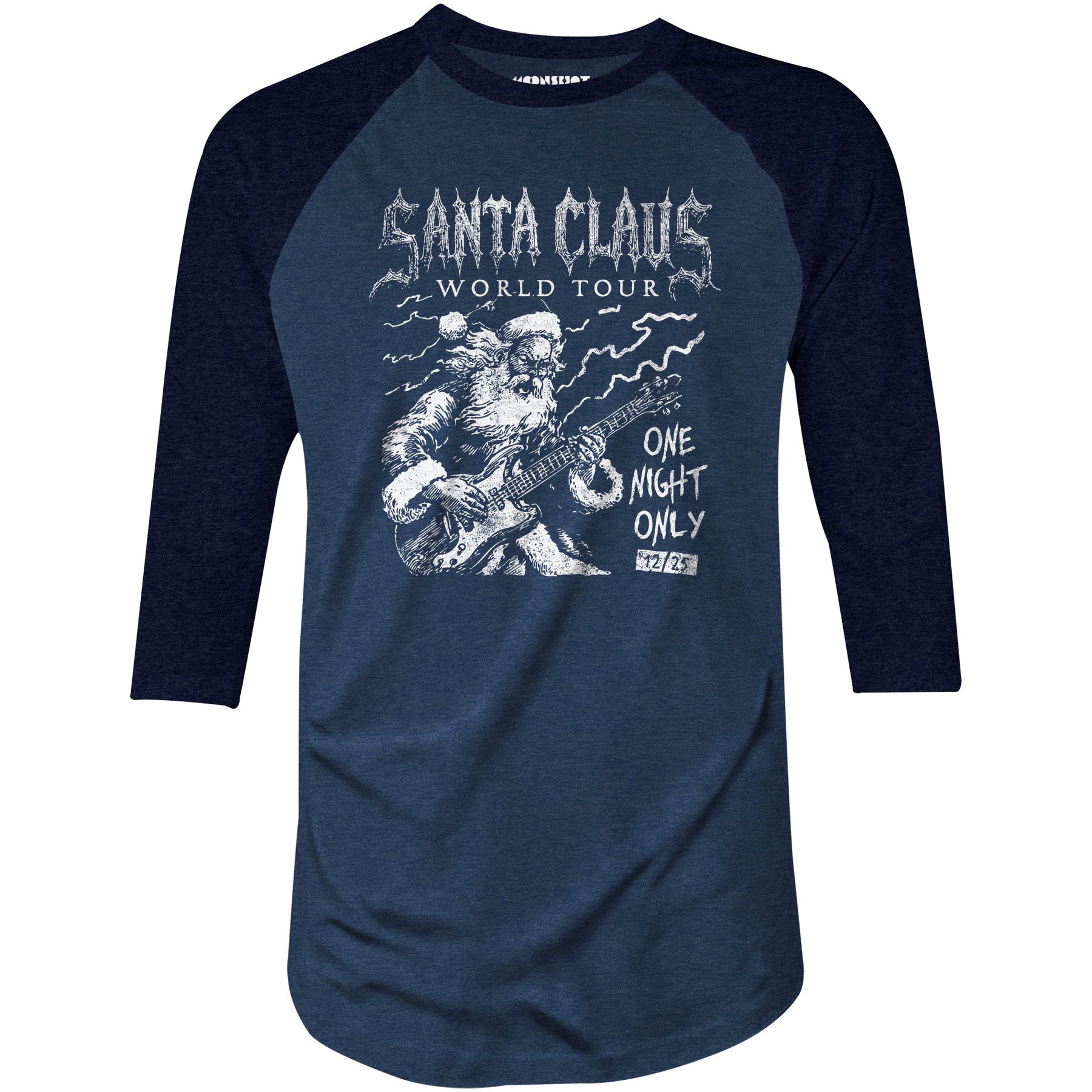 Santa Claus World Tour - 3/4 Sleeve Raglan T-Shirt