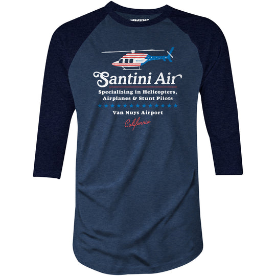 Santini Air - 3/4 Sleeve Raglan T-Shirt