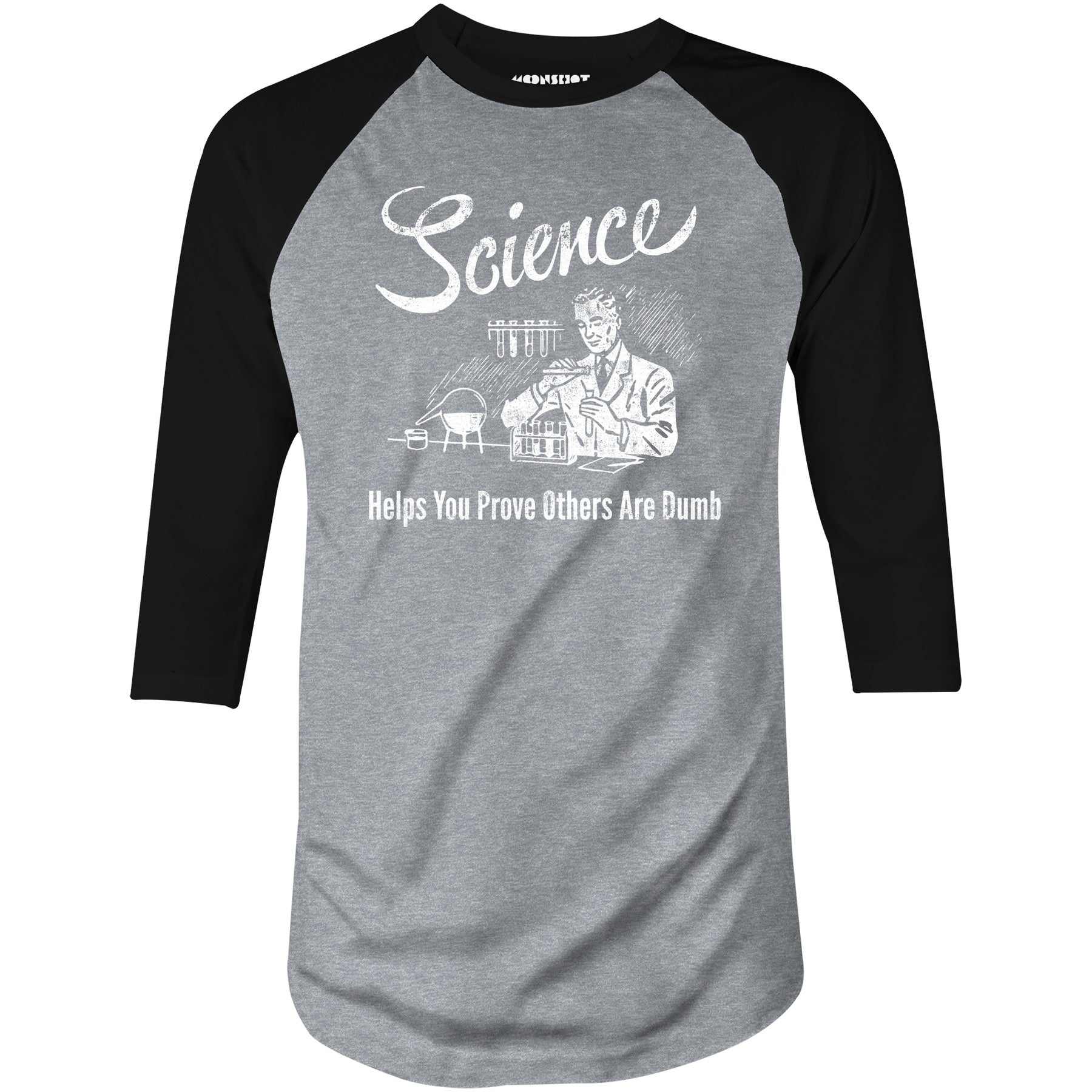 Science - 3/4 Sleeve Raglan T-Shirt