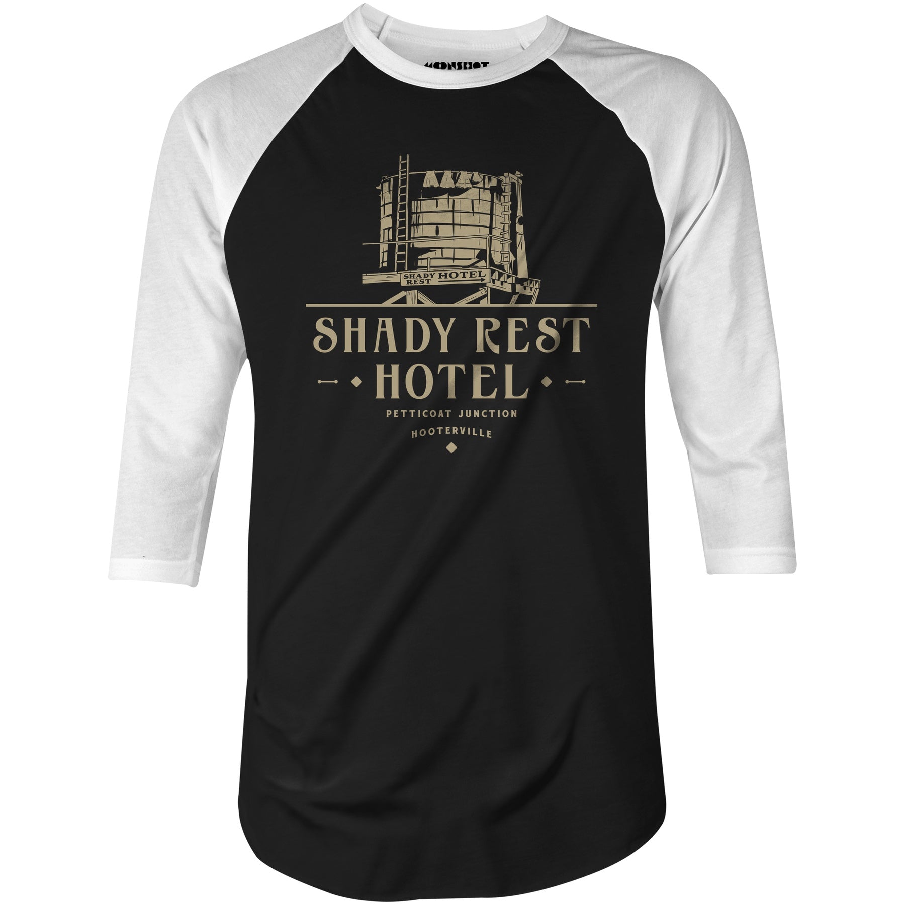 Shady Rest Hotel - 3/4 Sleeve Raglan T-Shirt
