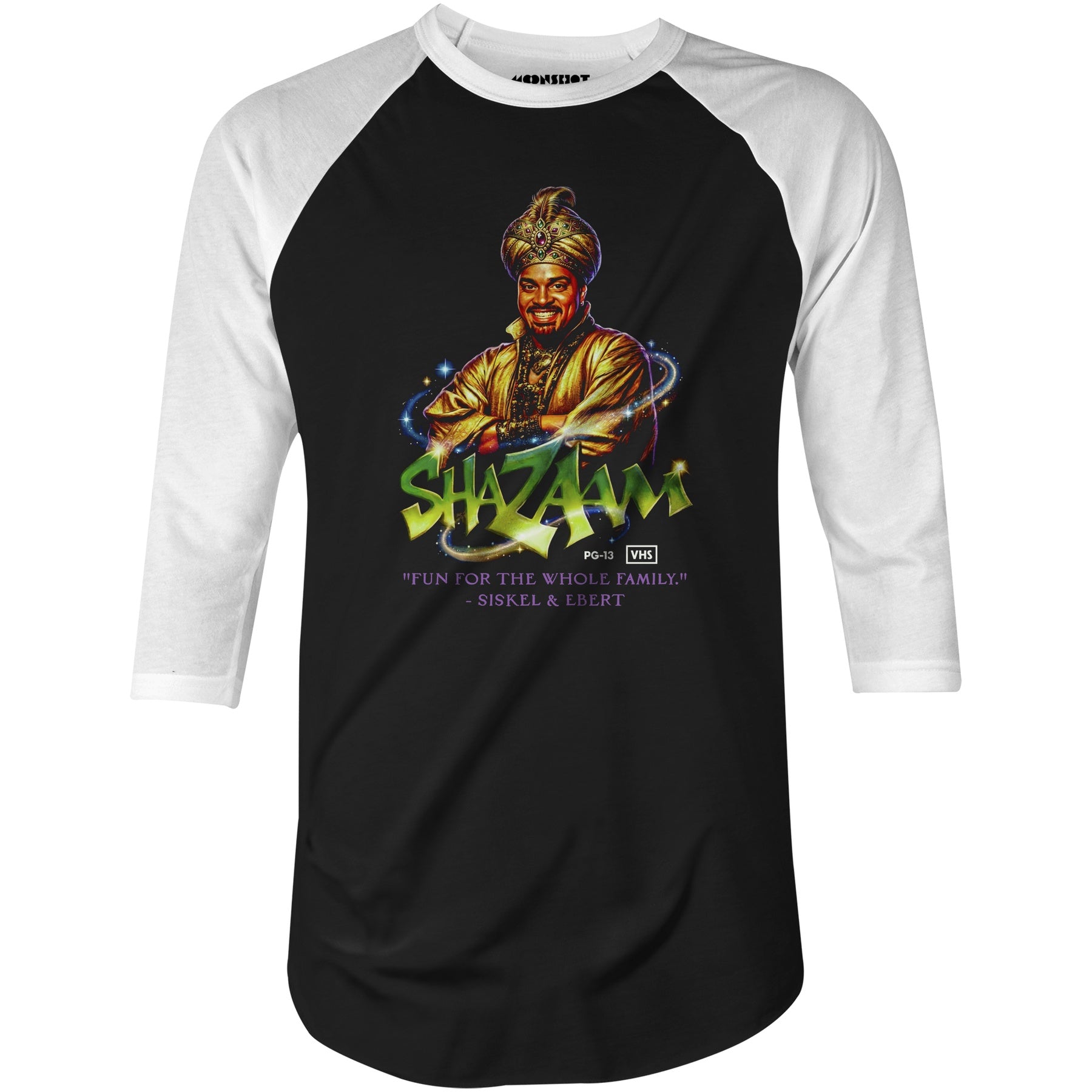Shazaam - 3/4 Sleeve Raglan T-Shirt