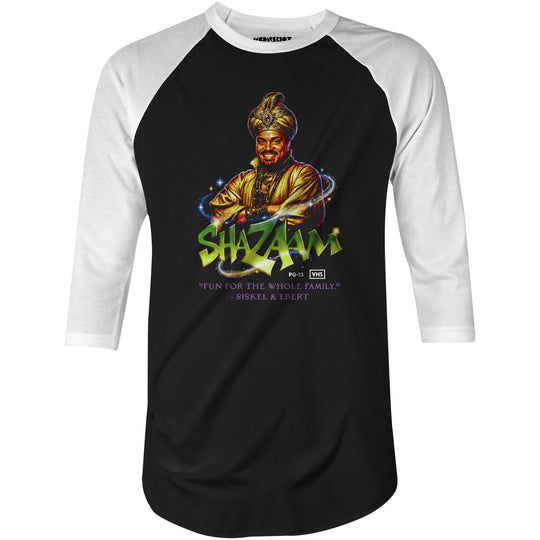 Shazaam - 3/4 Sleeve Raglan T-Shirt