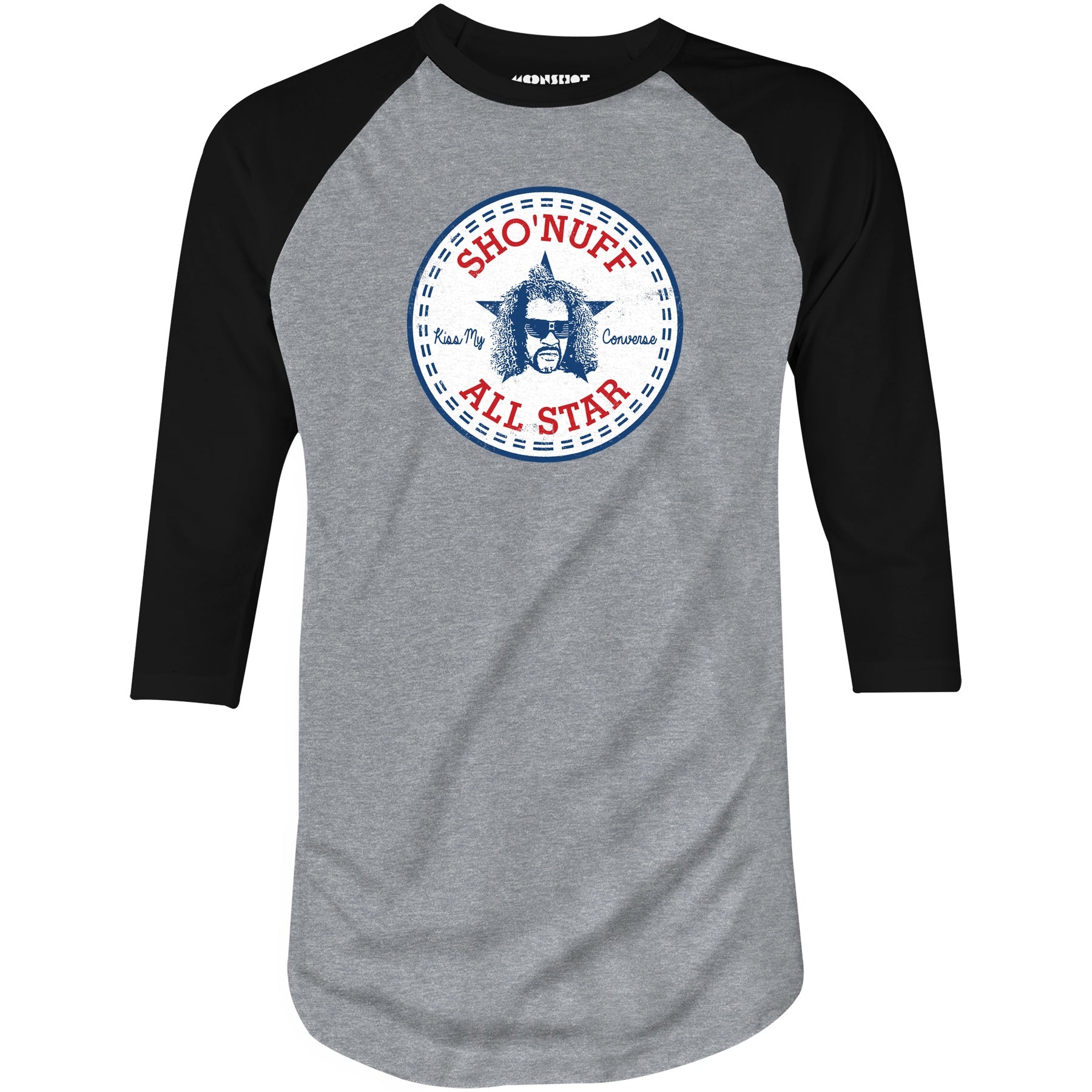 Sho'nuff All Star - 3/4 Sleeve Raglan T-Shirt