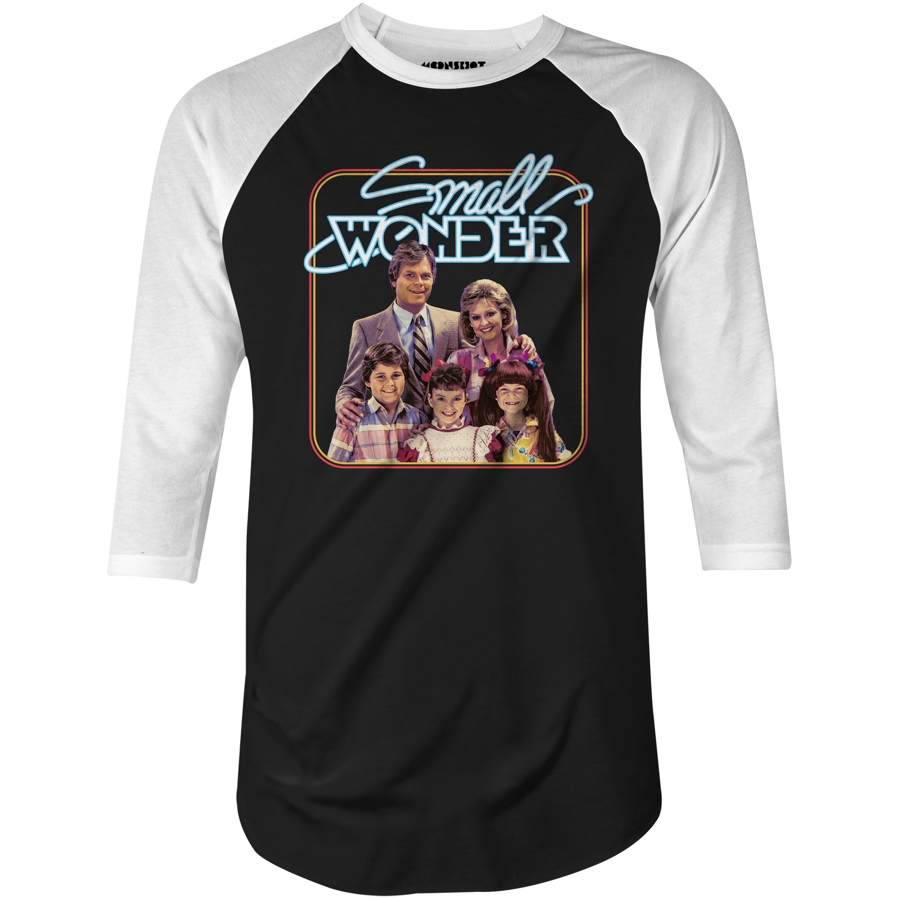 Small Wonder Tribute - 3/4 Sleeve Raglan T-Shirt