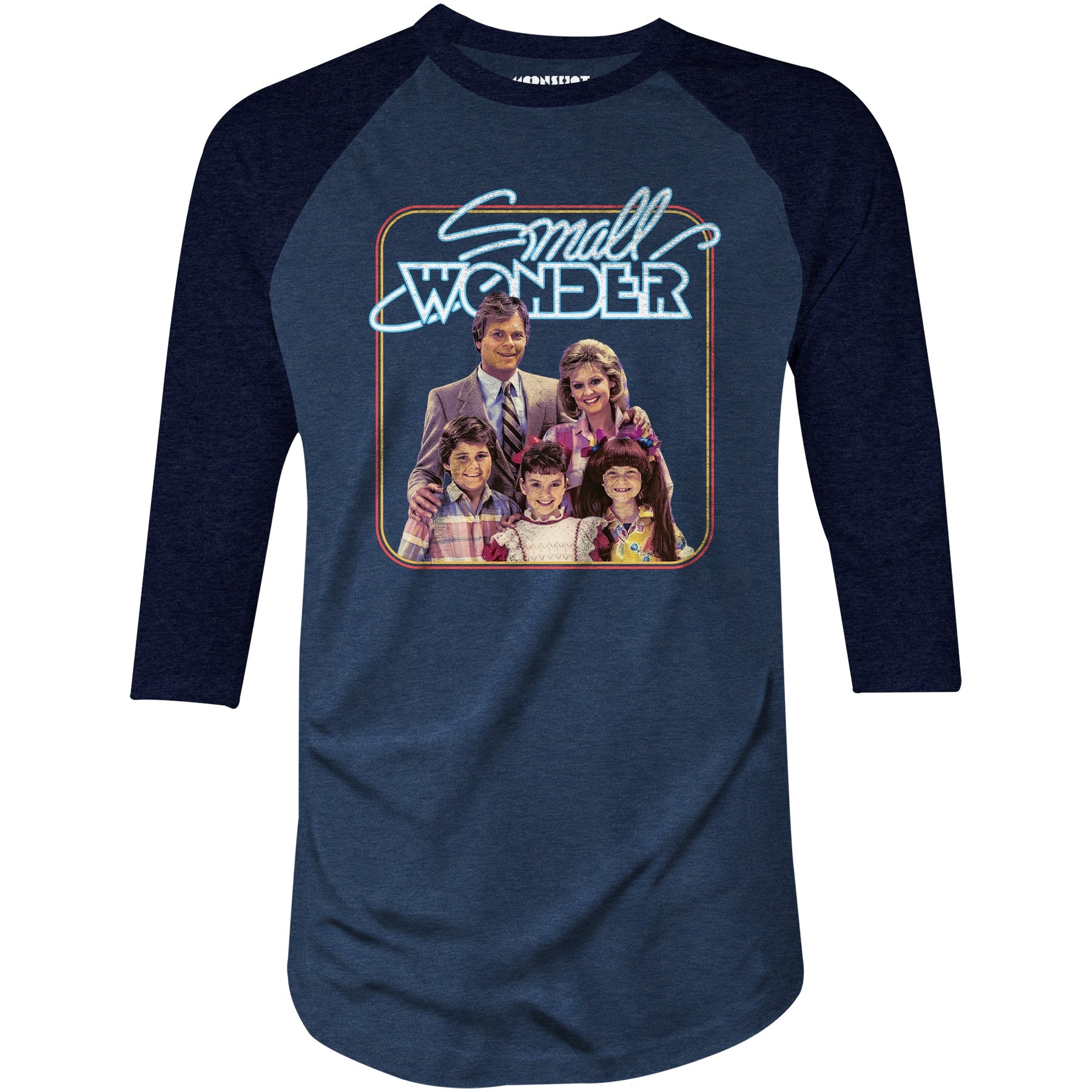 Small Wonder Tribute - 3/4 Sleeve Raglan T-Shirt