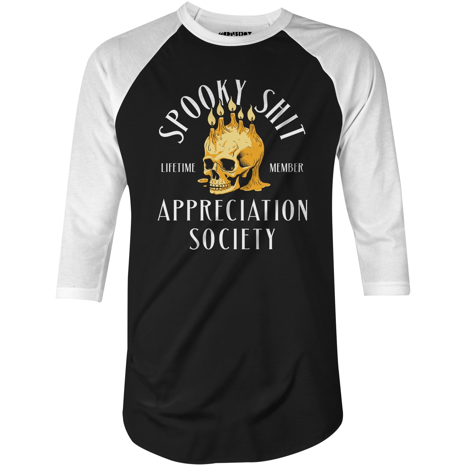Spooky Appreciation Society - 3/4 Sleeve Raglan T-Shirt
