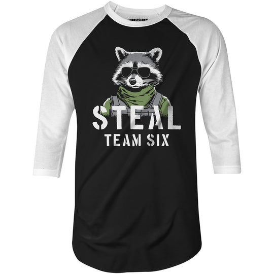 Steal Team Six - 3/4 Sleeve Raglan T-Shirt